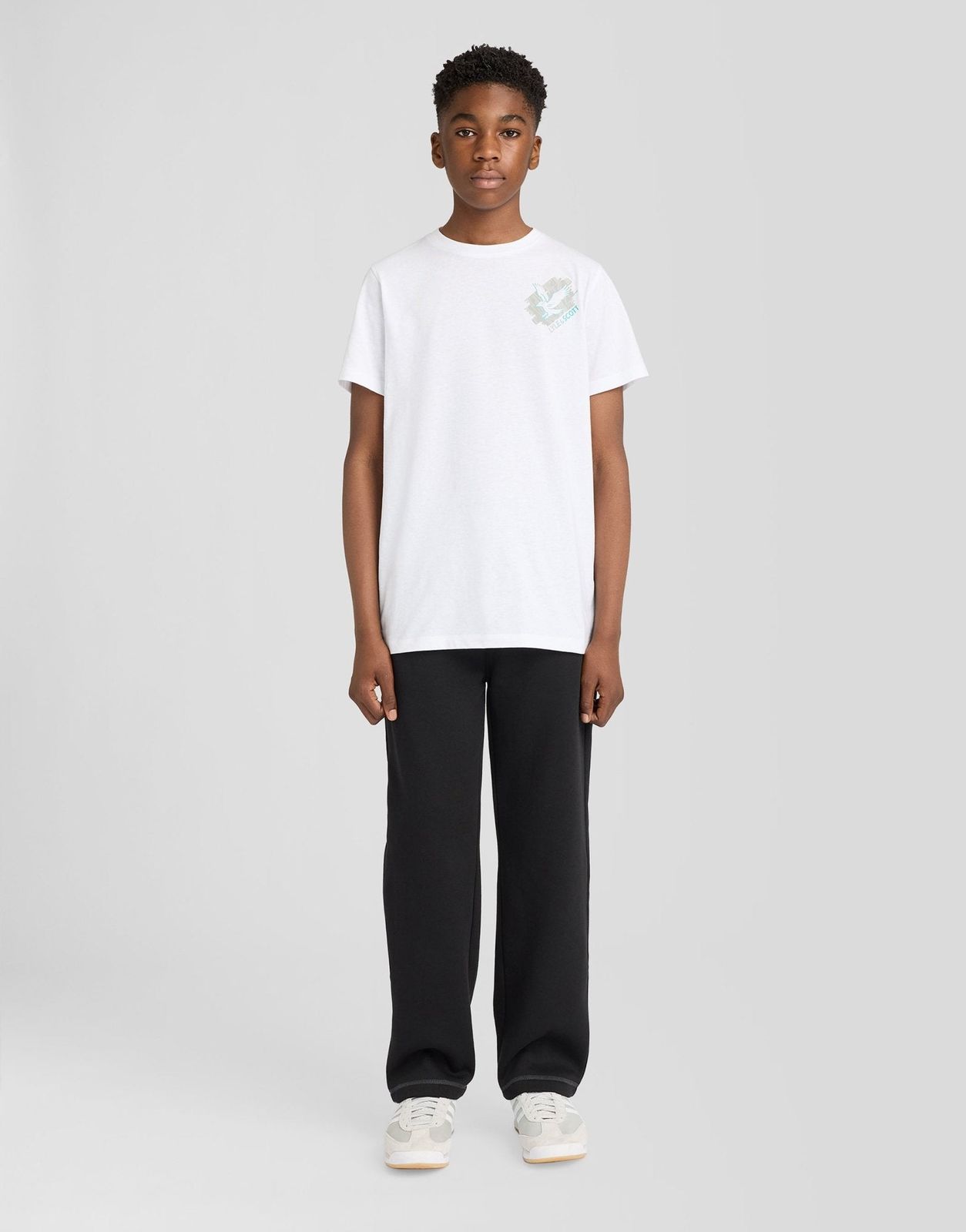 Straight Leg Cotton Track Pants