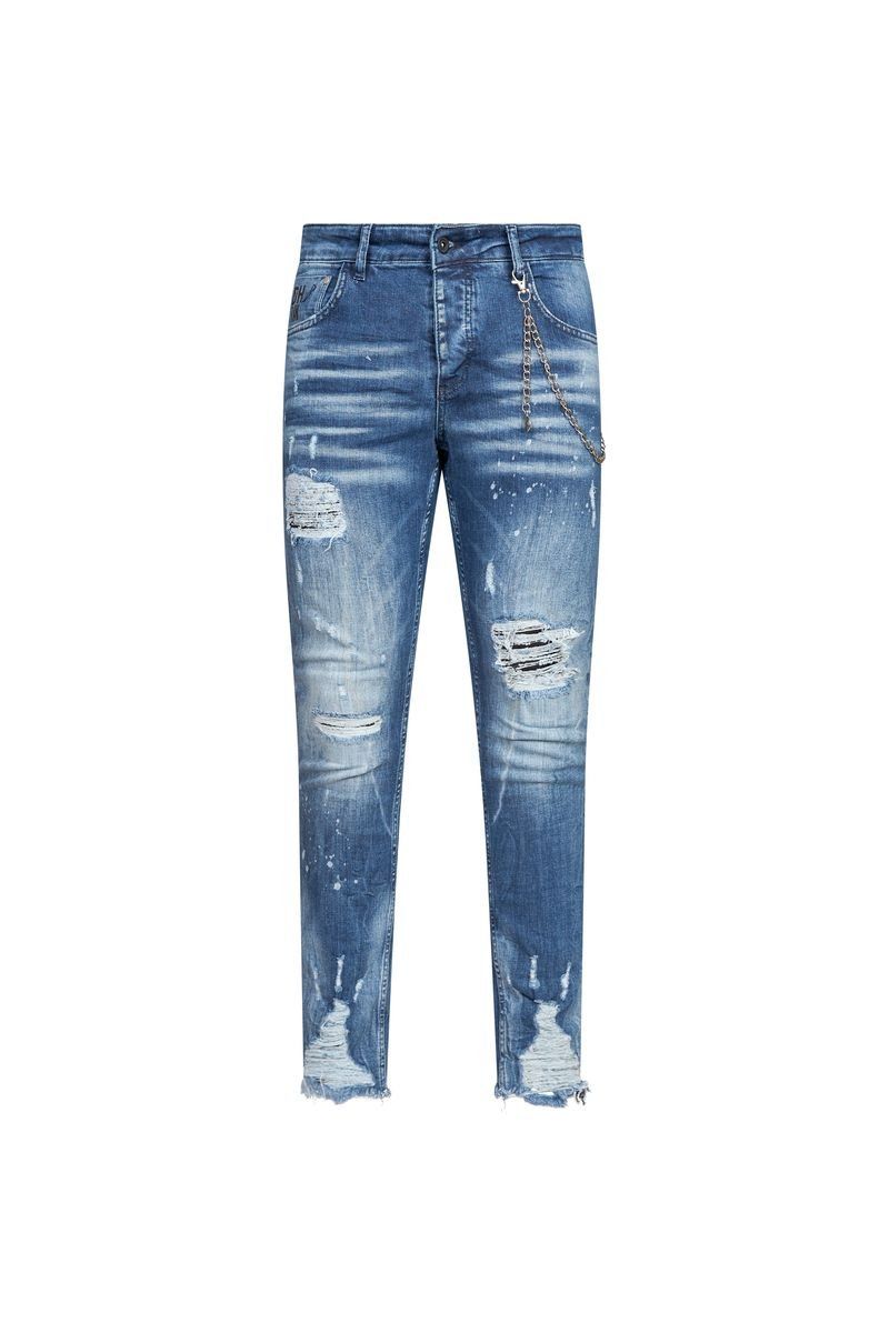 Ovy Nuit Bleu Chain Stretch Denim