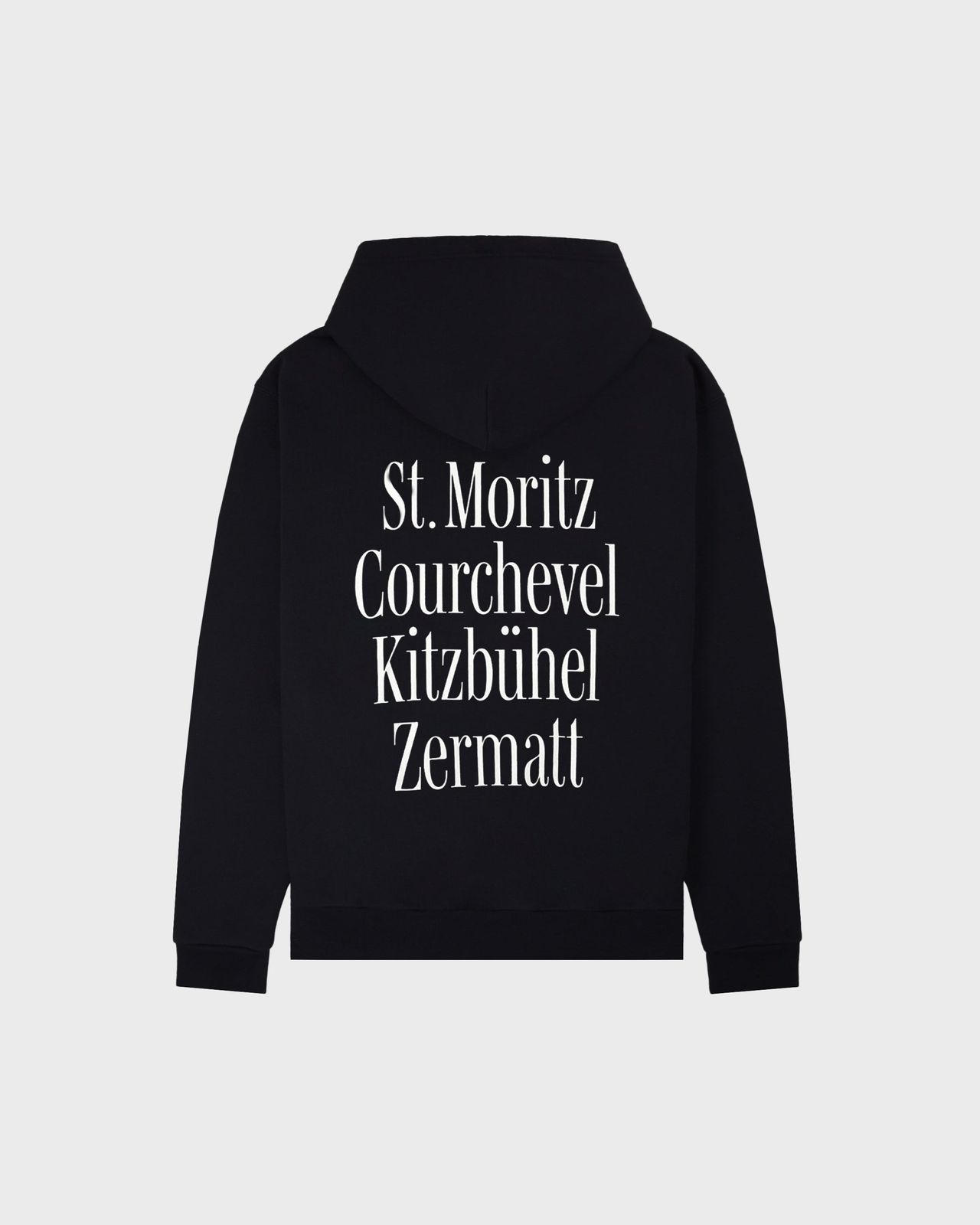 Jordaan Veld Ski Tour Hoodie | 100% Organic Cotton | Black, Heather Grey or Dark Forest