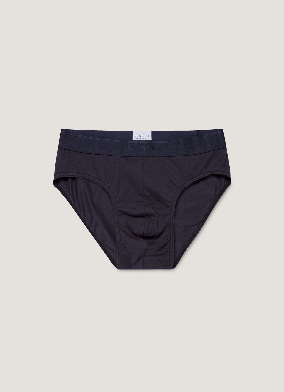 Men's Stretch Cotton Briefs in Navy