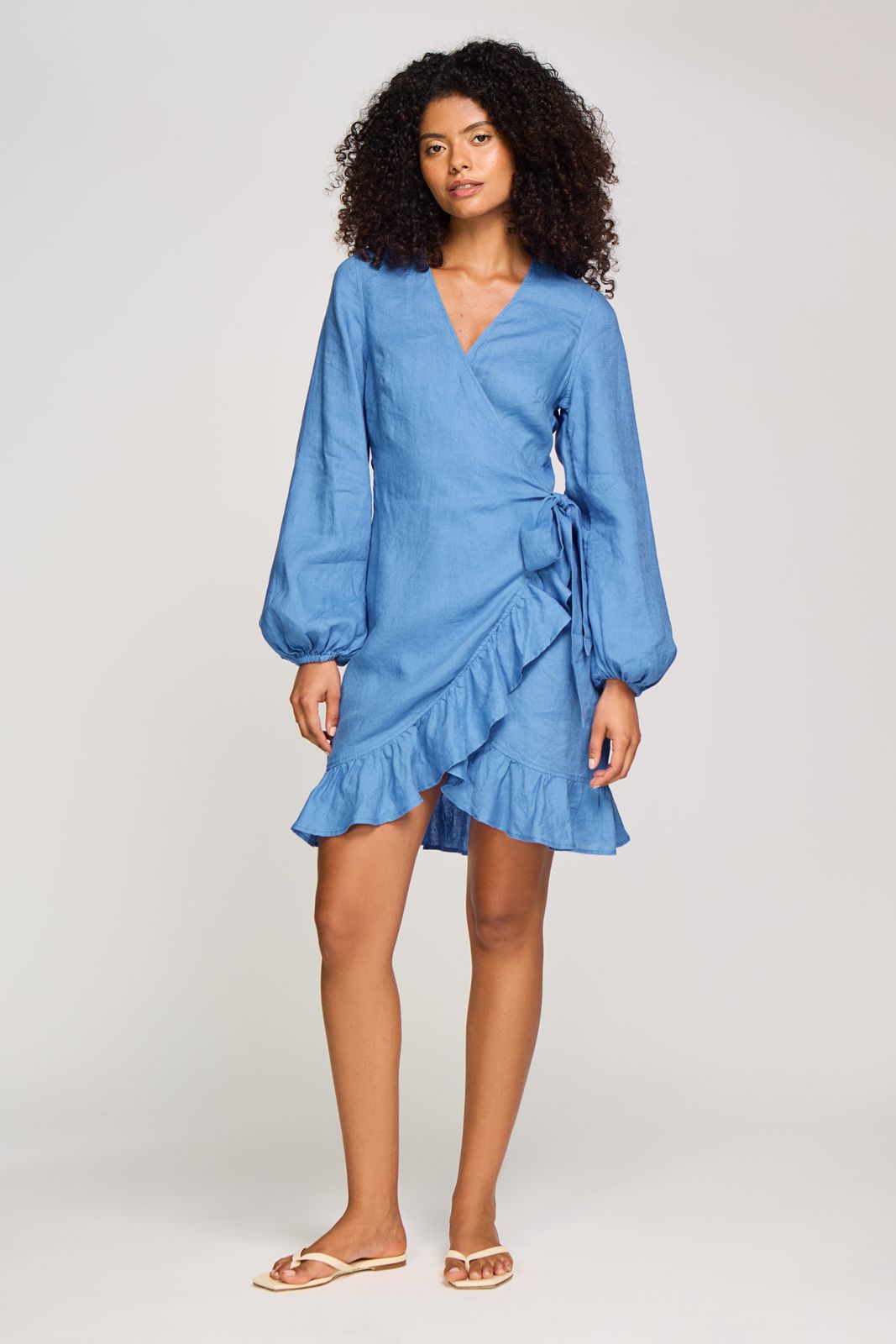 Skyros Mini Wrap Dress
