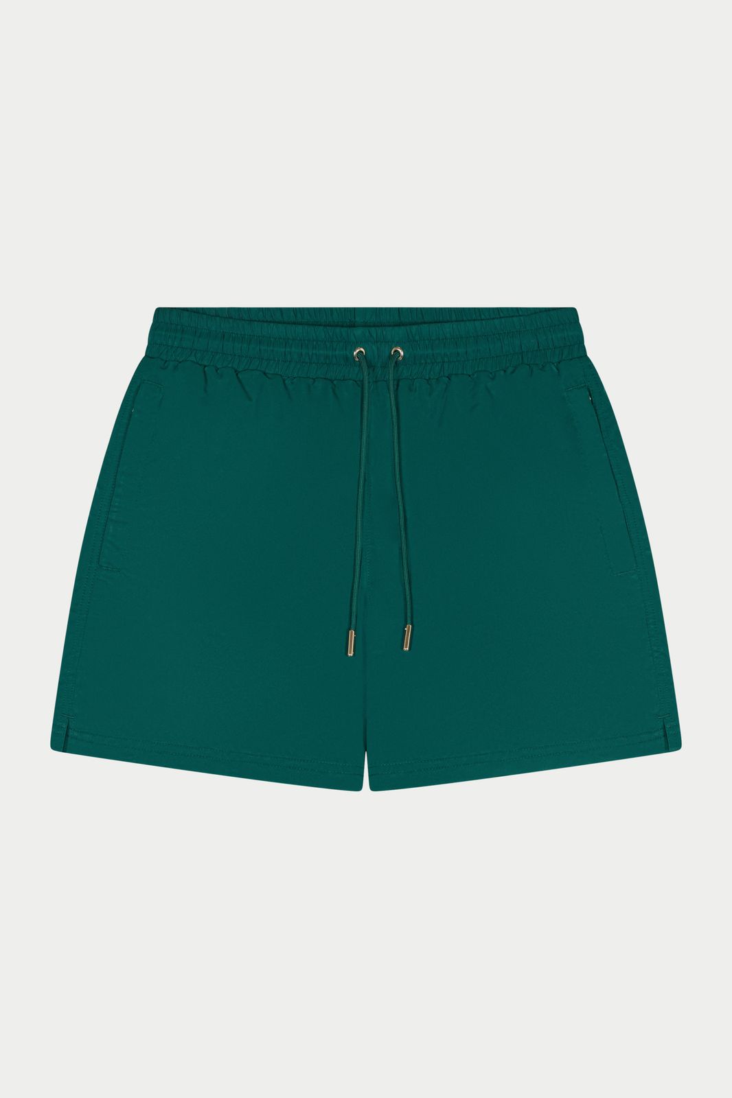 EMBLEM WATER REACTIVE SWIM SHORTS - FOREST GREEN