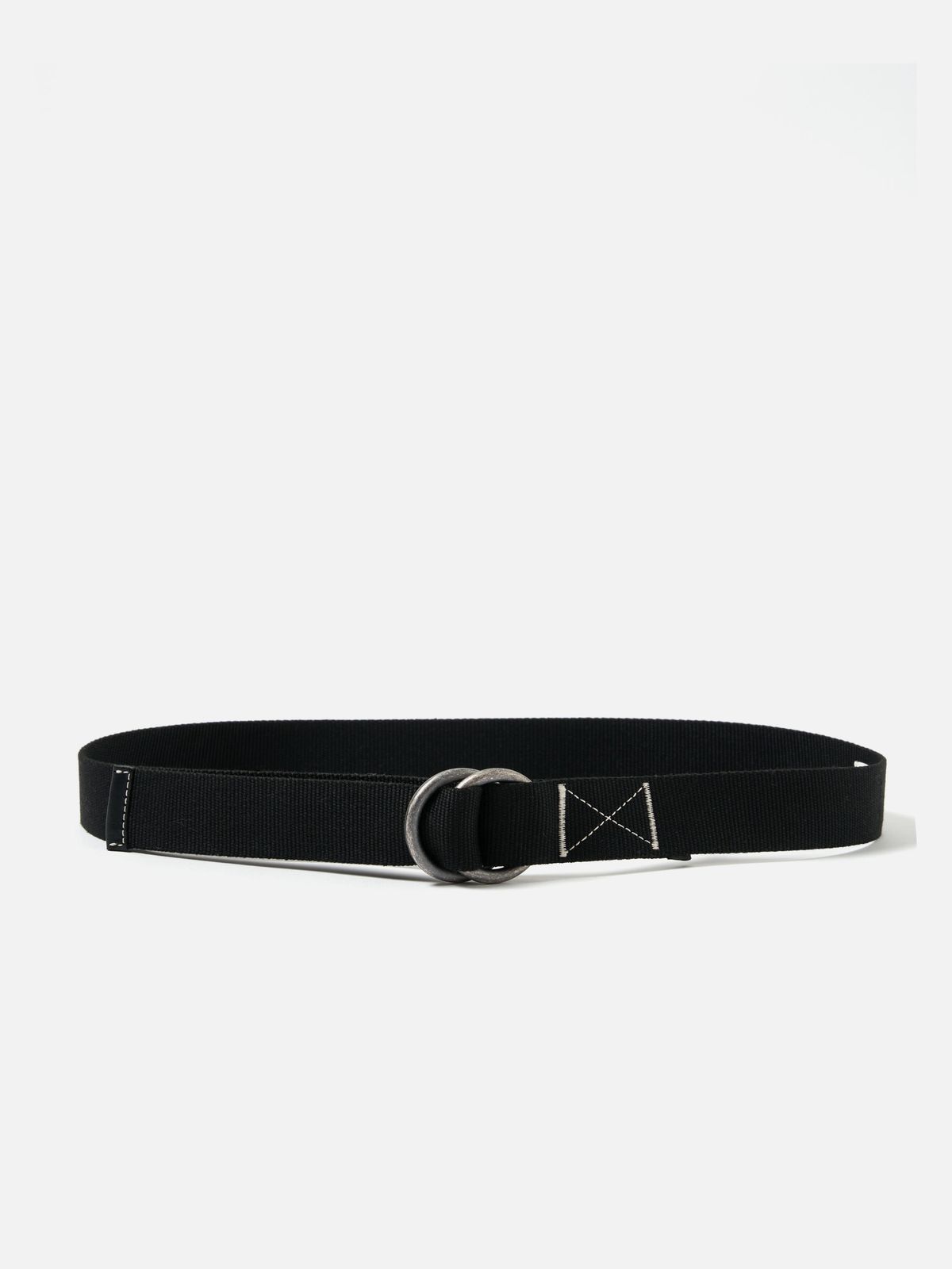 Black Canvas O Ring Belt