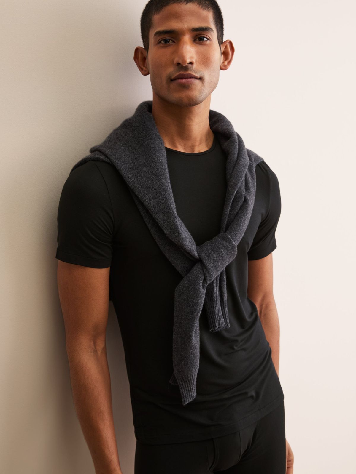Alex Micro Modal Undershirt Black