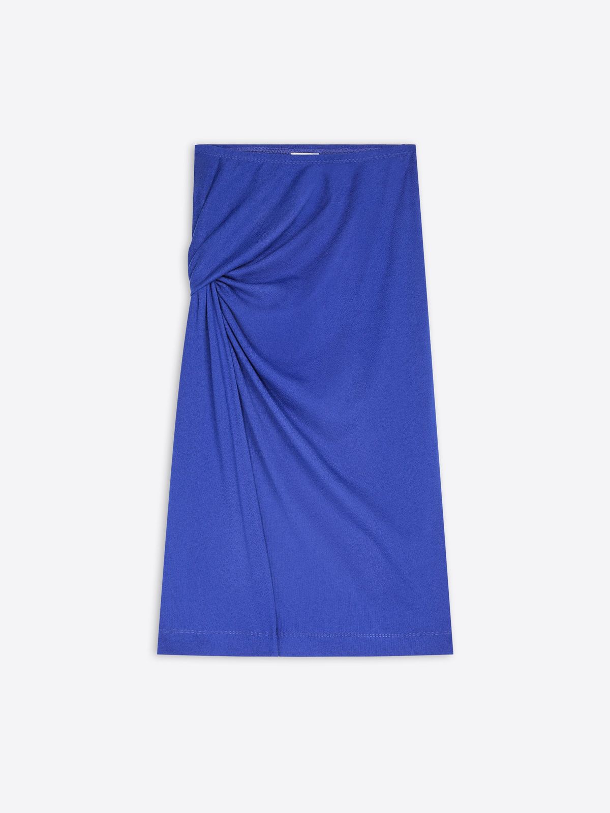 Draped jersey skirt