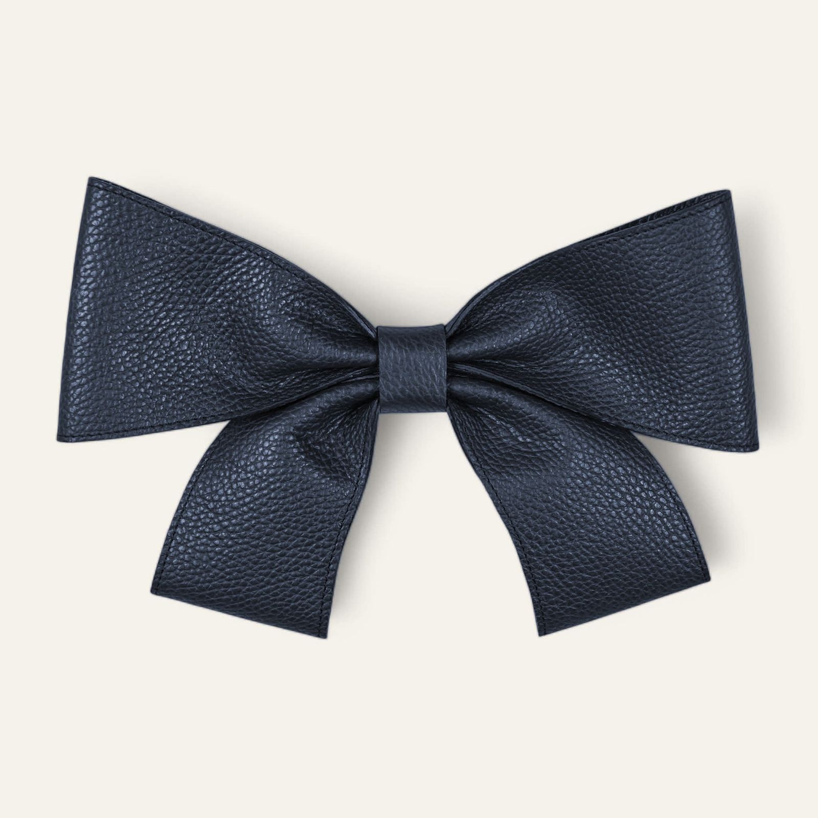 Deco Bow Classic | Navy with Silver hardware