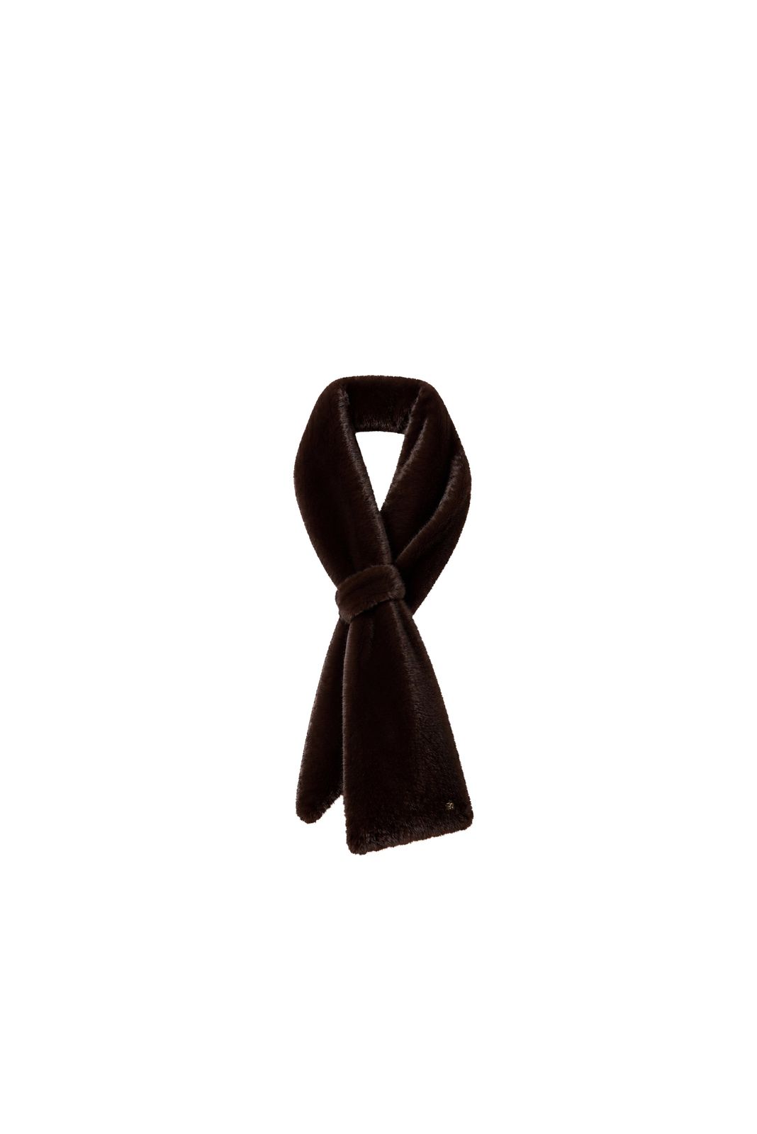 Faux Fur Scarf (Chocolate)