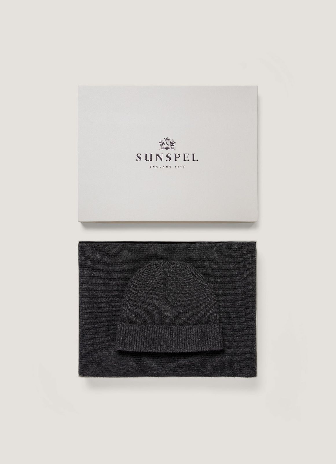 Cashmere Gift Set in Grey Melange