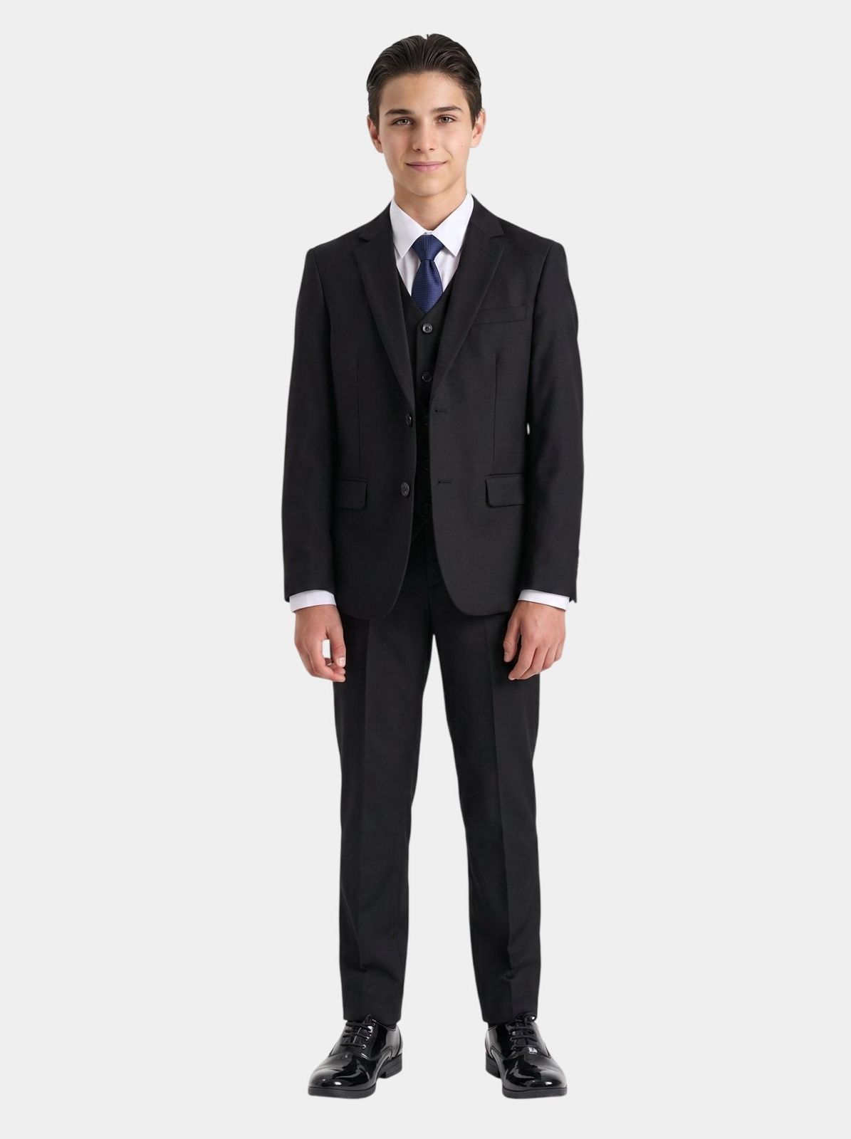Device - Boy's Parker Black Three piece Suit