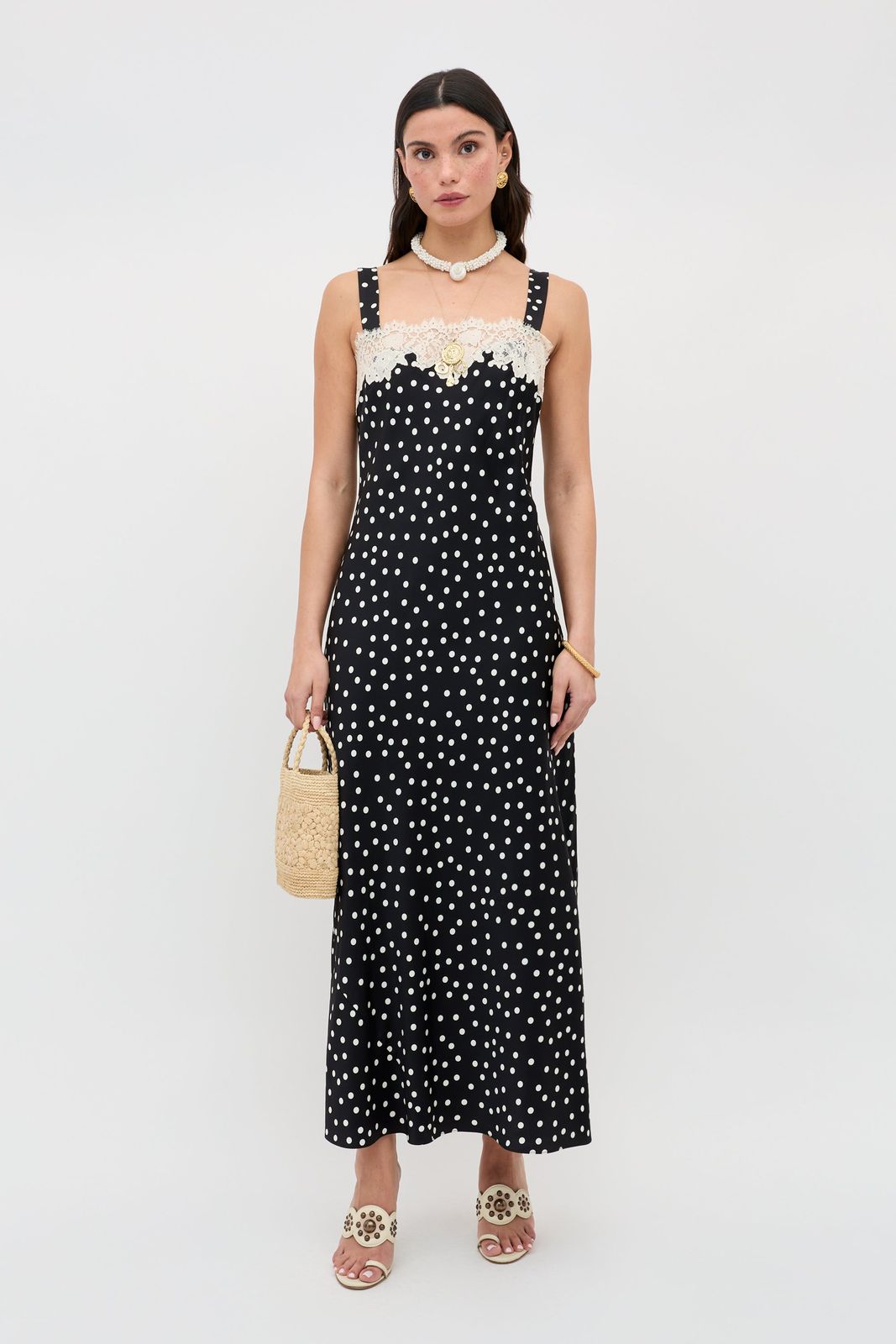 Rosamarie - Scattered Dot Black