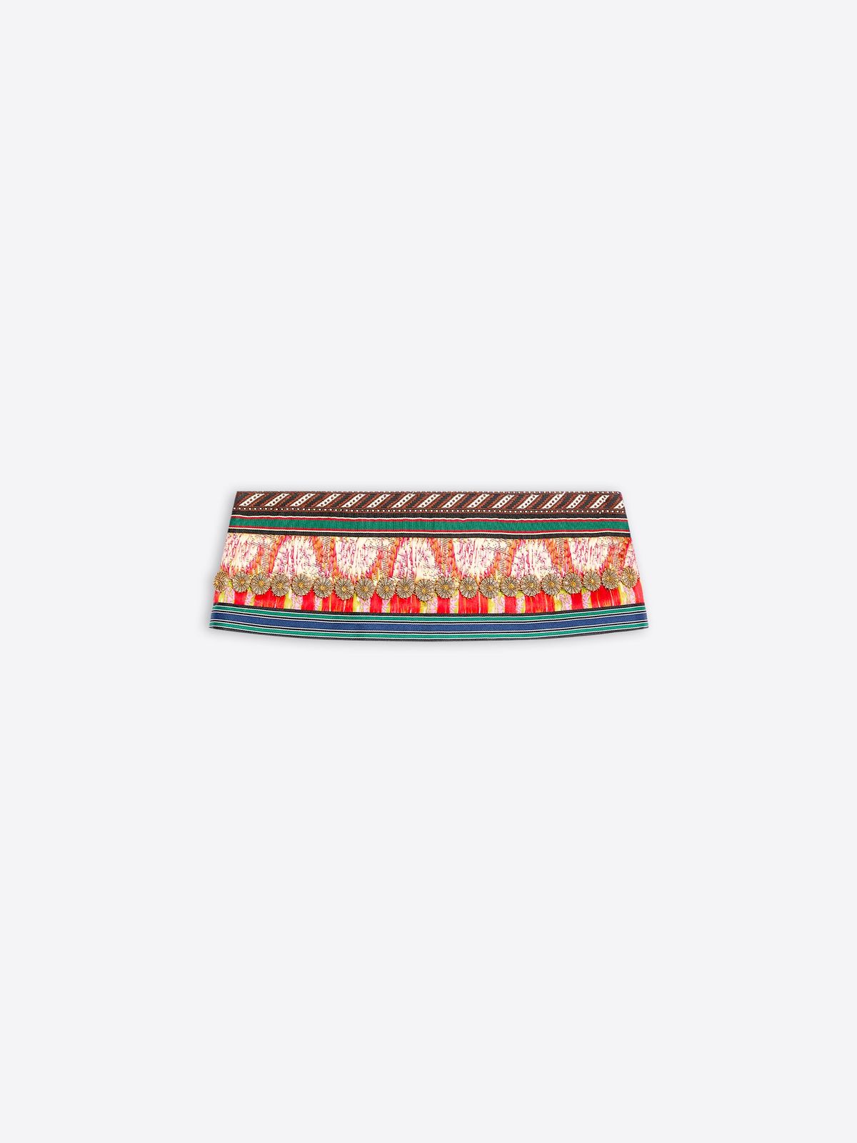 Embroidered belt
