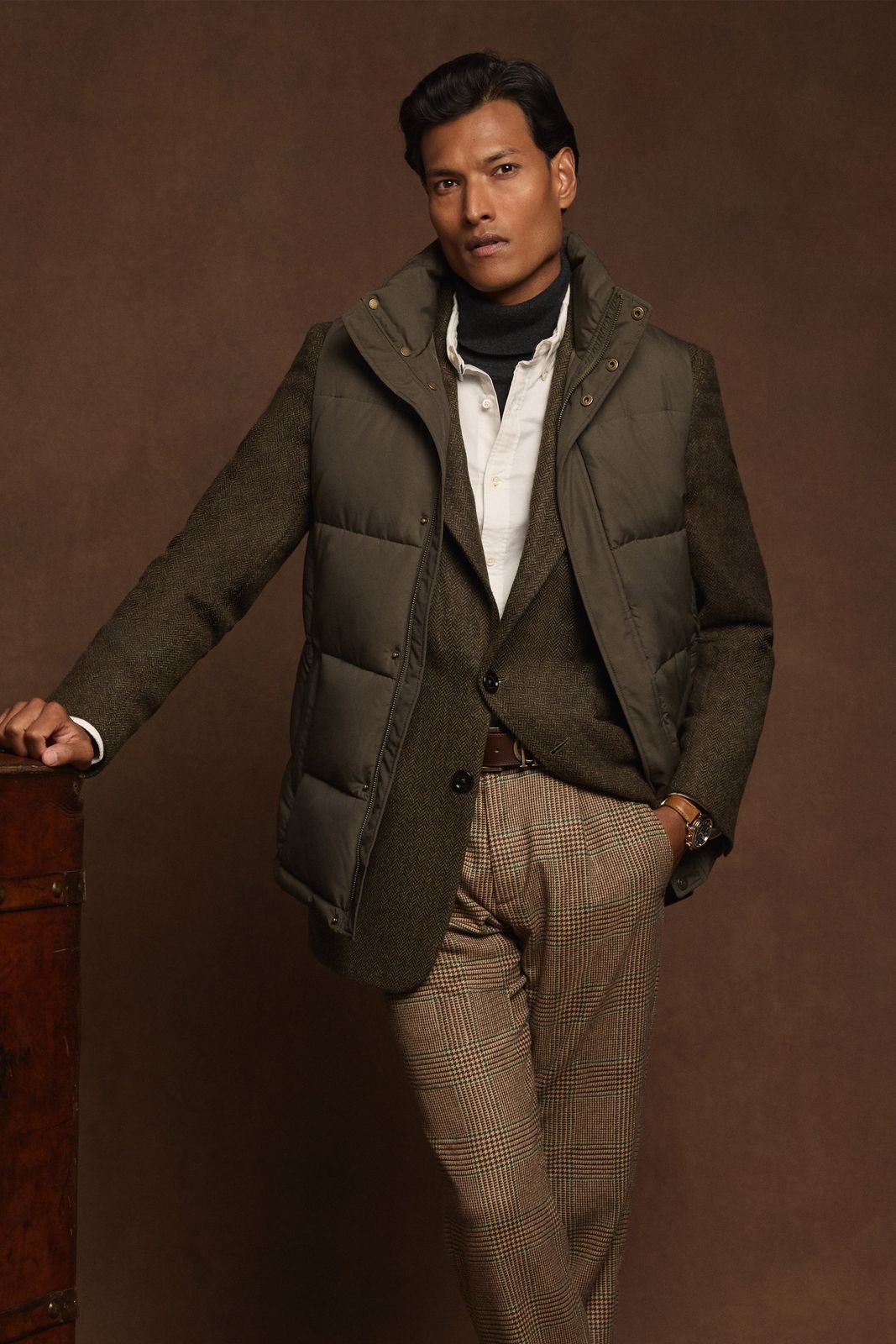 Men's Larkstone Padded Gilet (Khaki)