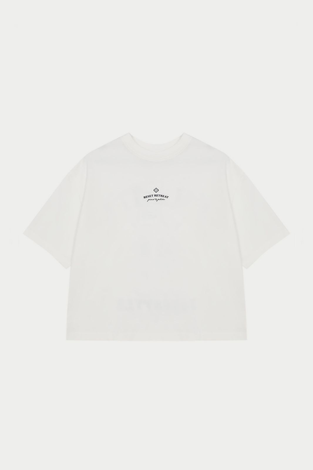 PILATES & PINOT BOXY T-SHIRT - OFF WHITE
