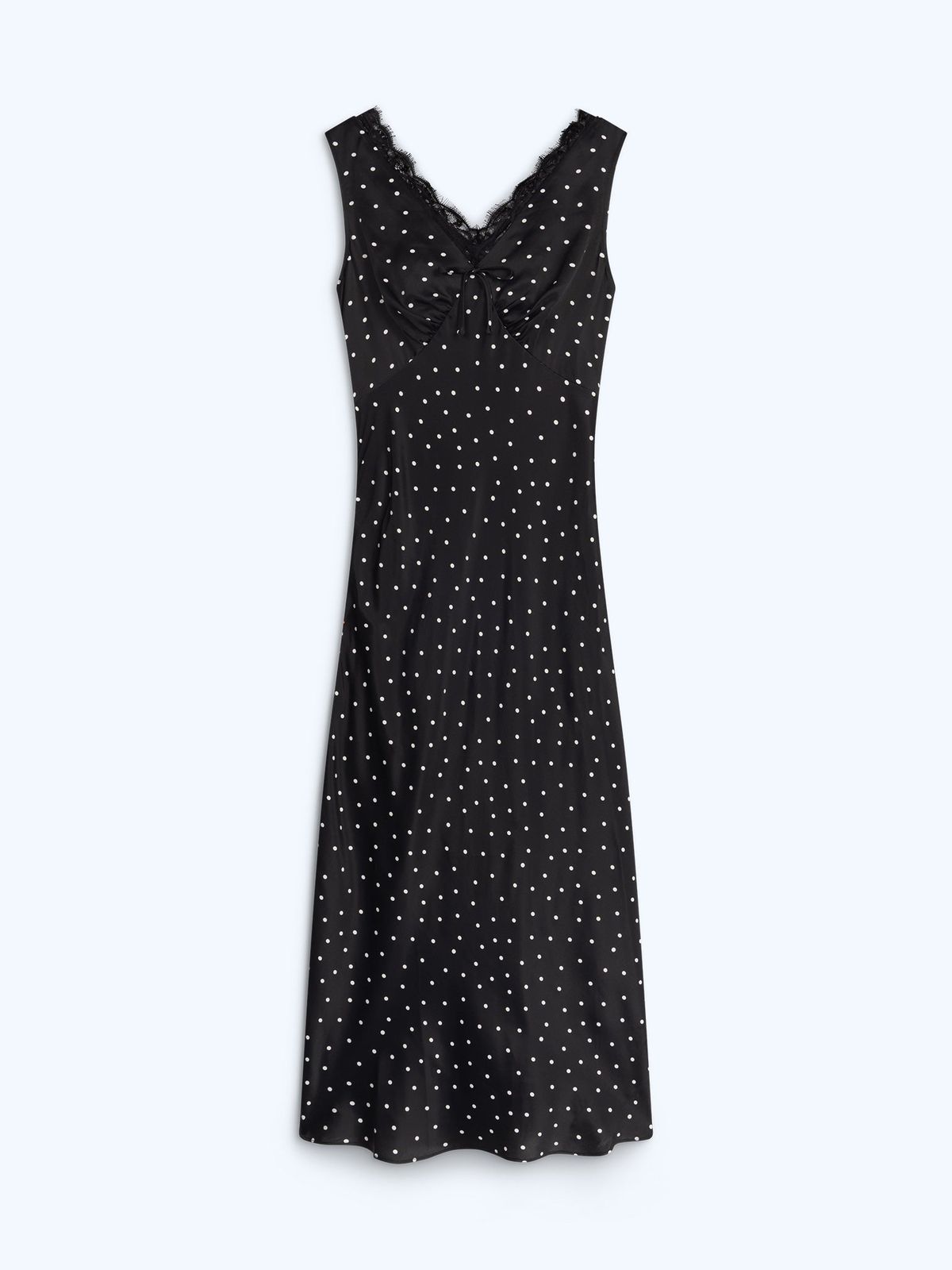 Jennifer Dress In Black Polka Dot