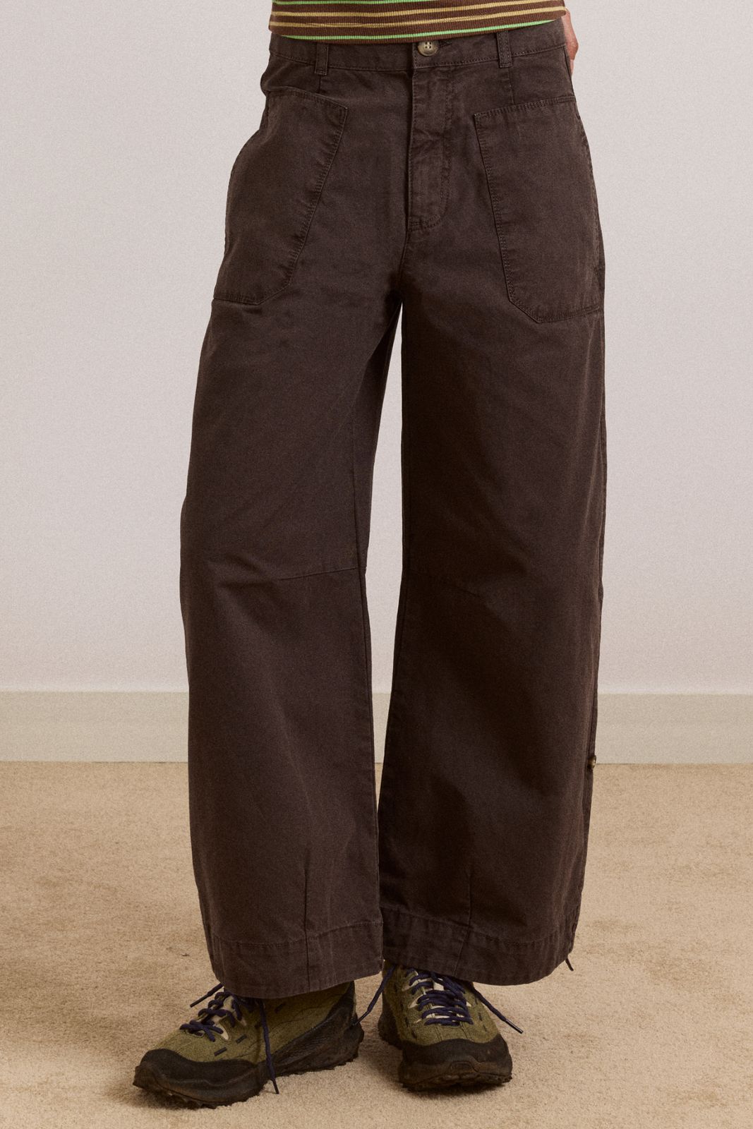 Mika Twill Trouser - Charcoal