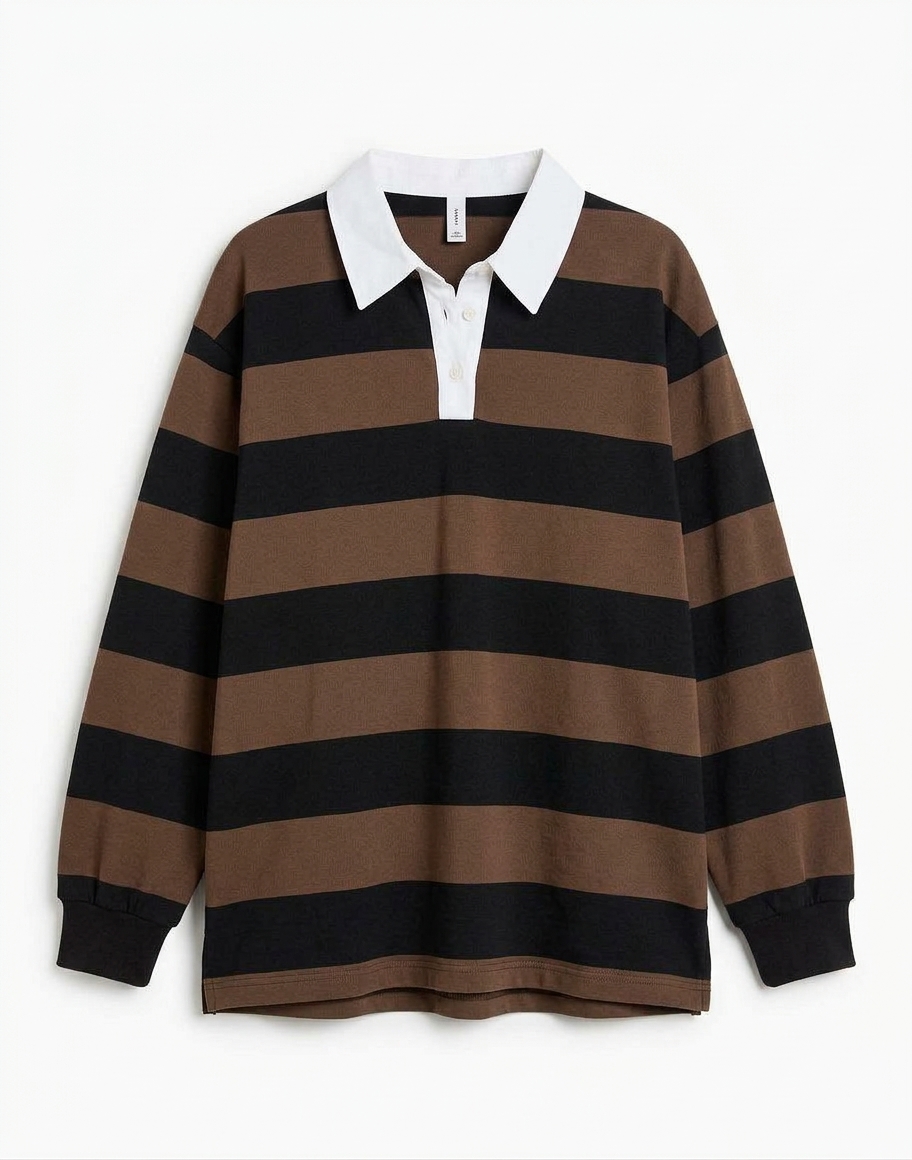 Ardie Striped Rugby Shirt