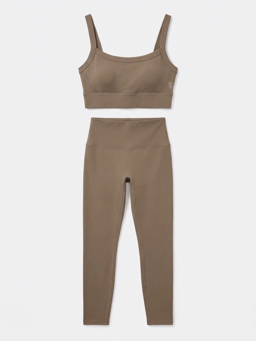 Womens Active Sports Bra In Taupe