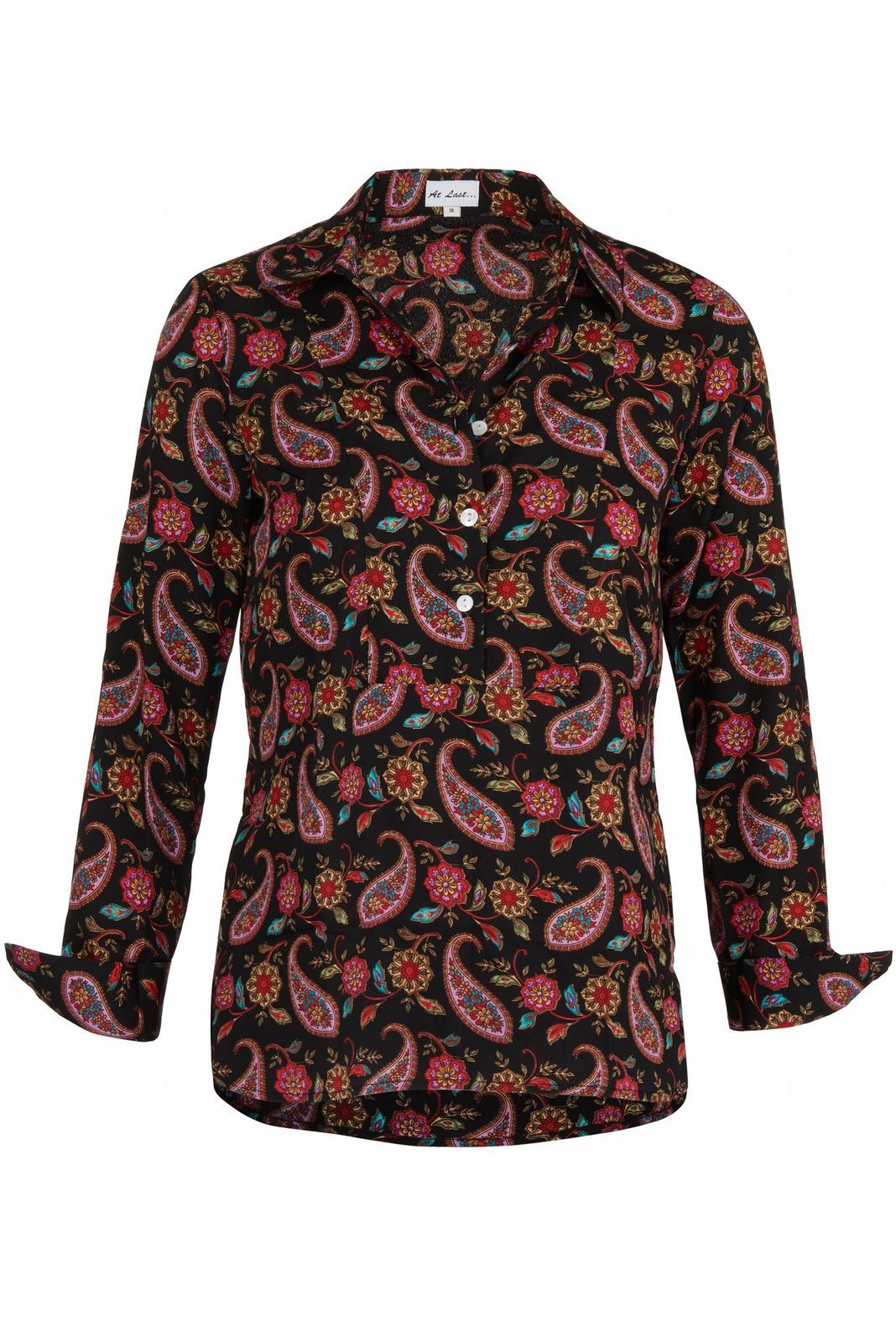 Soho Shirt In Black Paisley