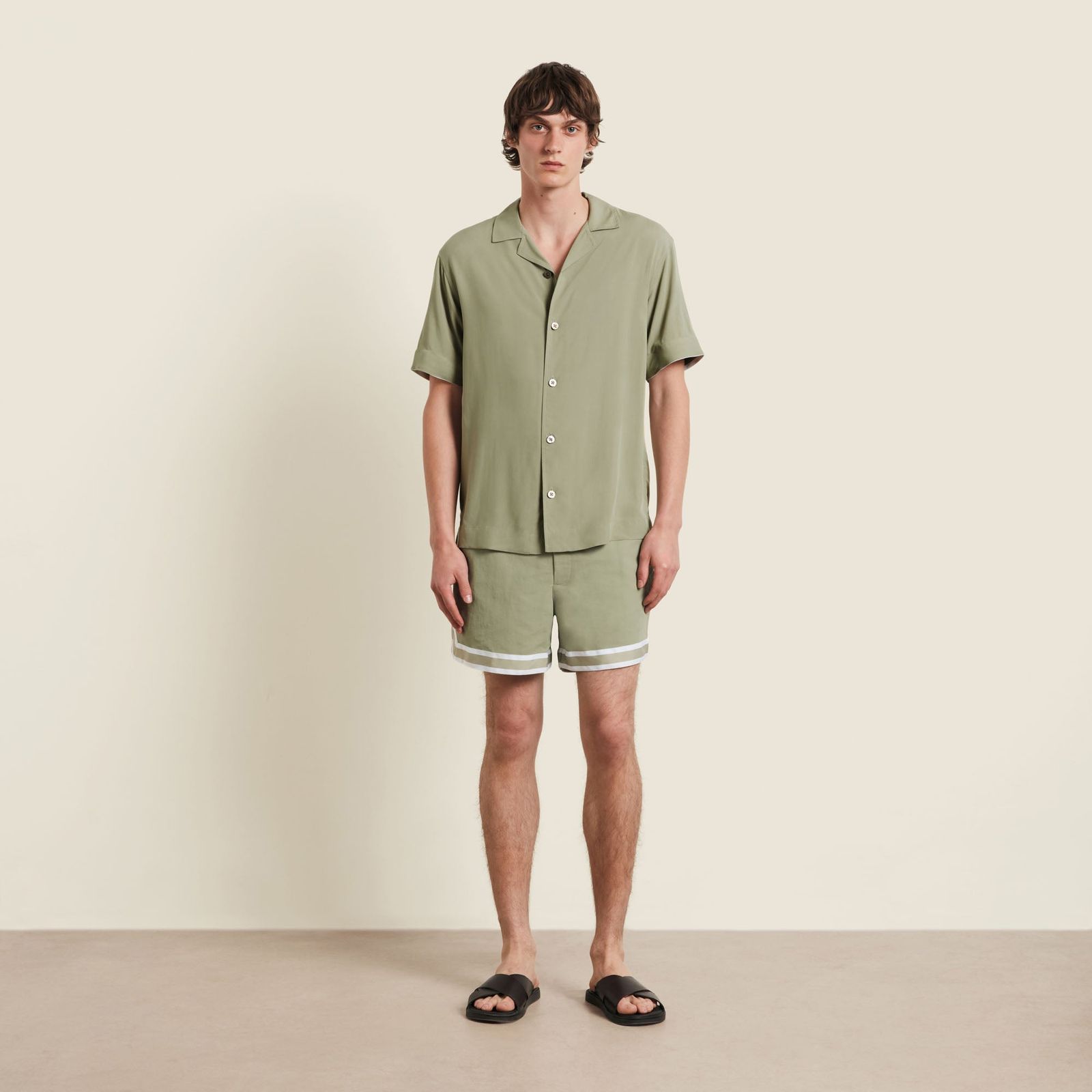 Recycled Nylon Baller Swimshort - Sage