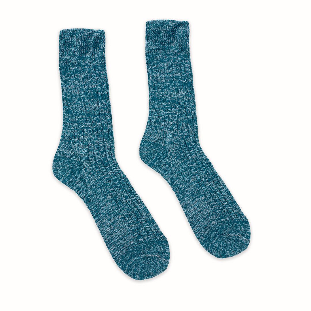 The Carlyle | 100% Recycled Material Socks | Teal