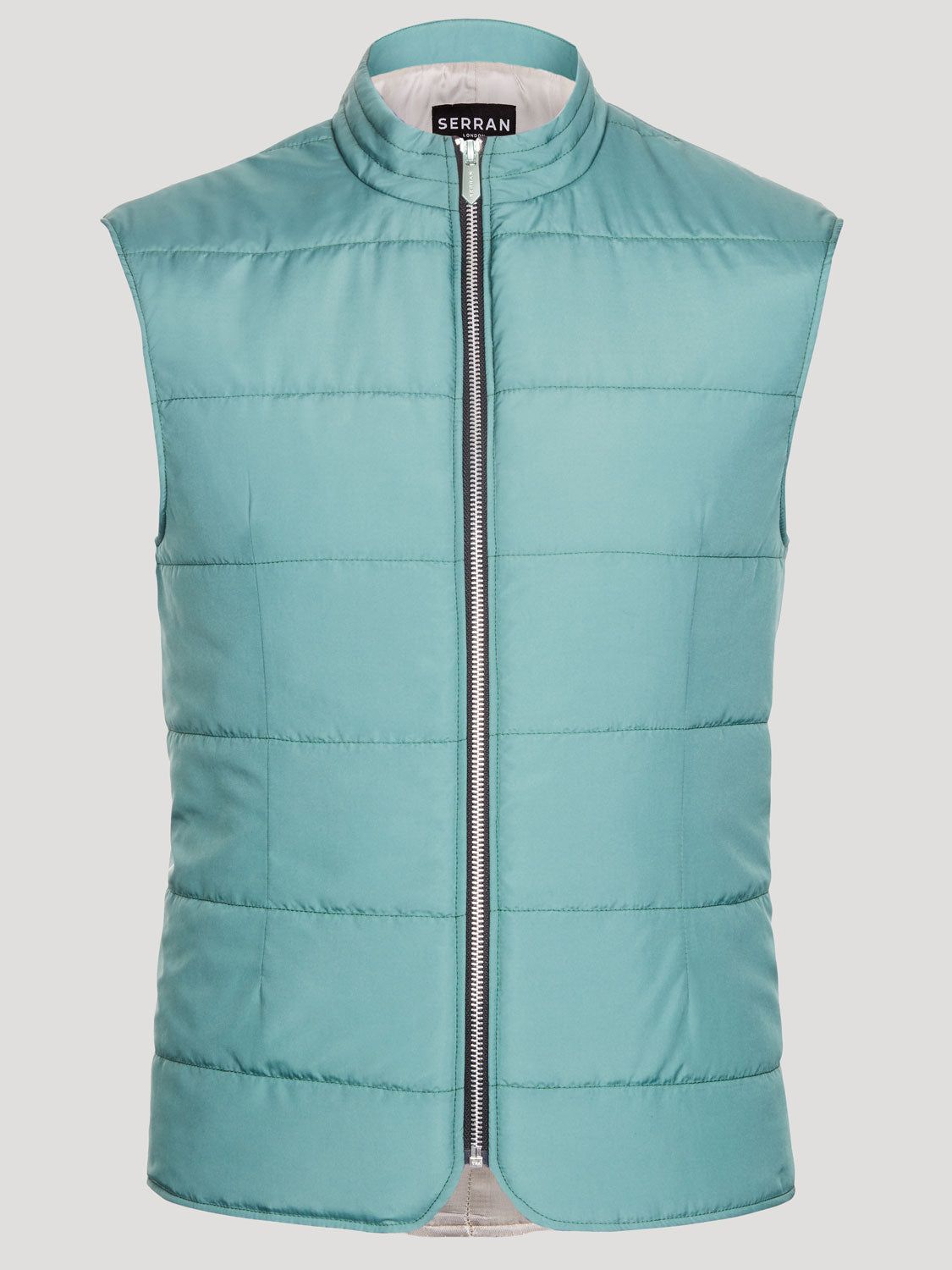 Quilted Gilet Green