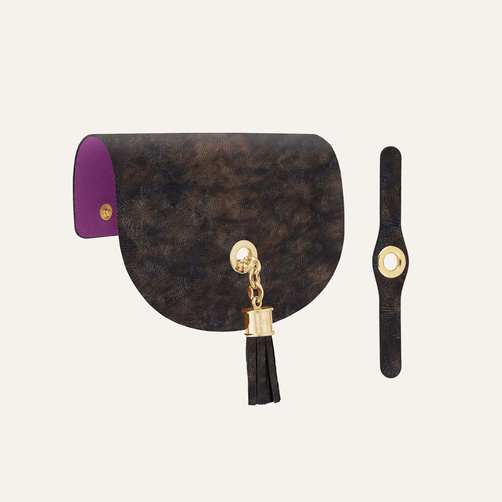 Flap Set Mini | Orbit with Gold hardware