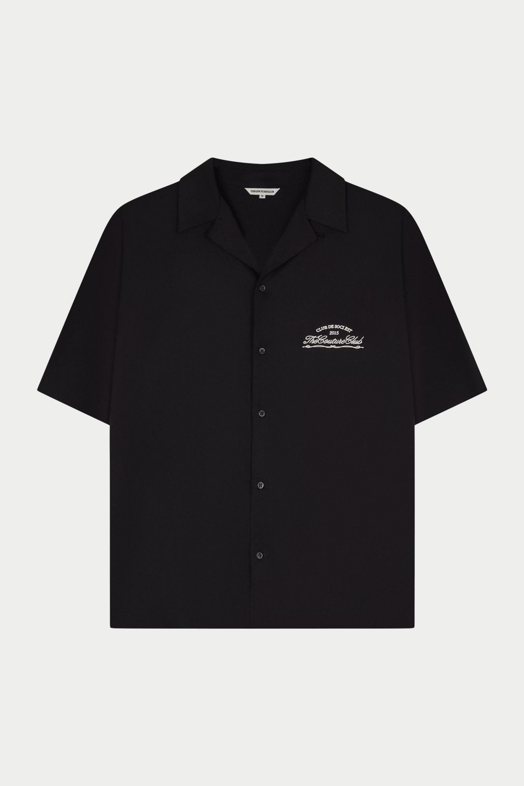 CLUB DE SOCI EMBROIDERY SHIRT - BLACK