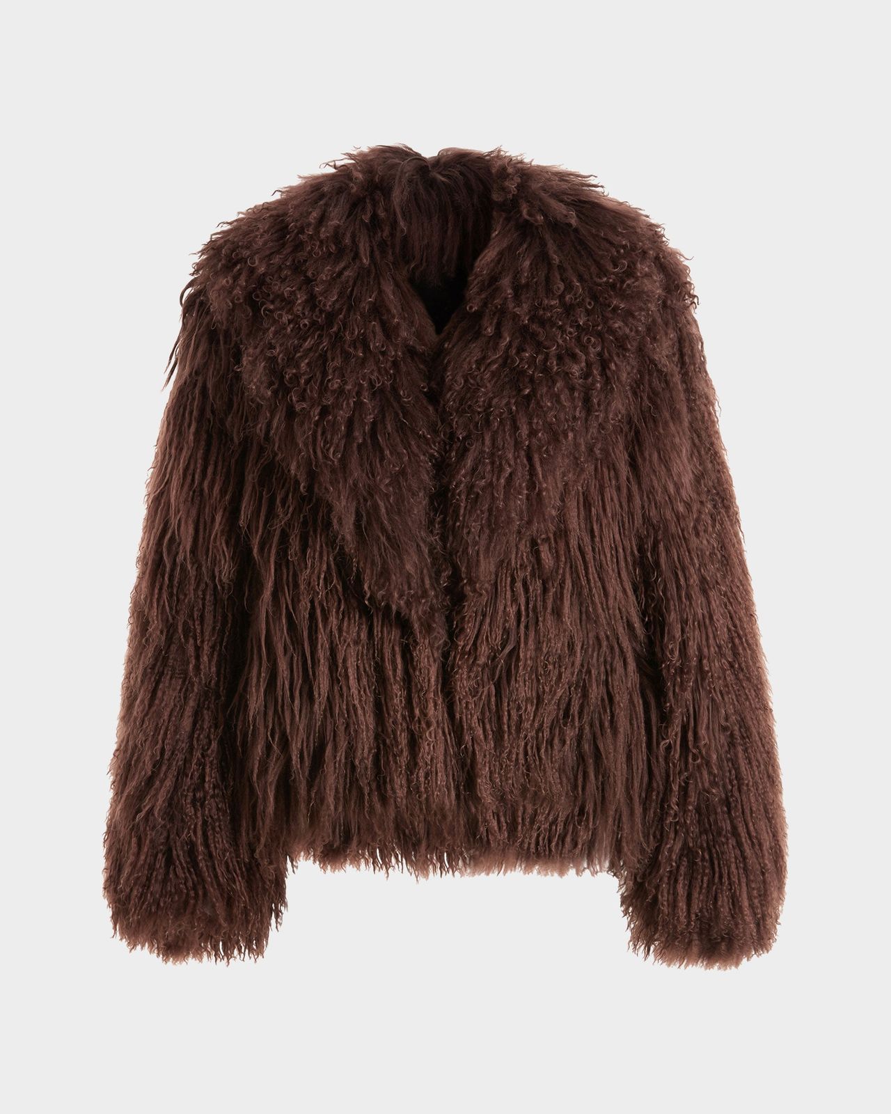 Maryam Jacket in Mongolian Shearling