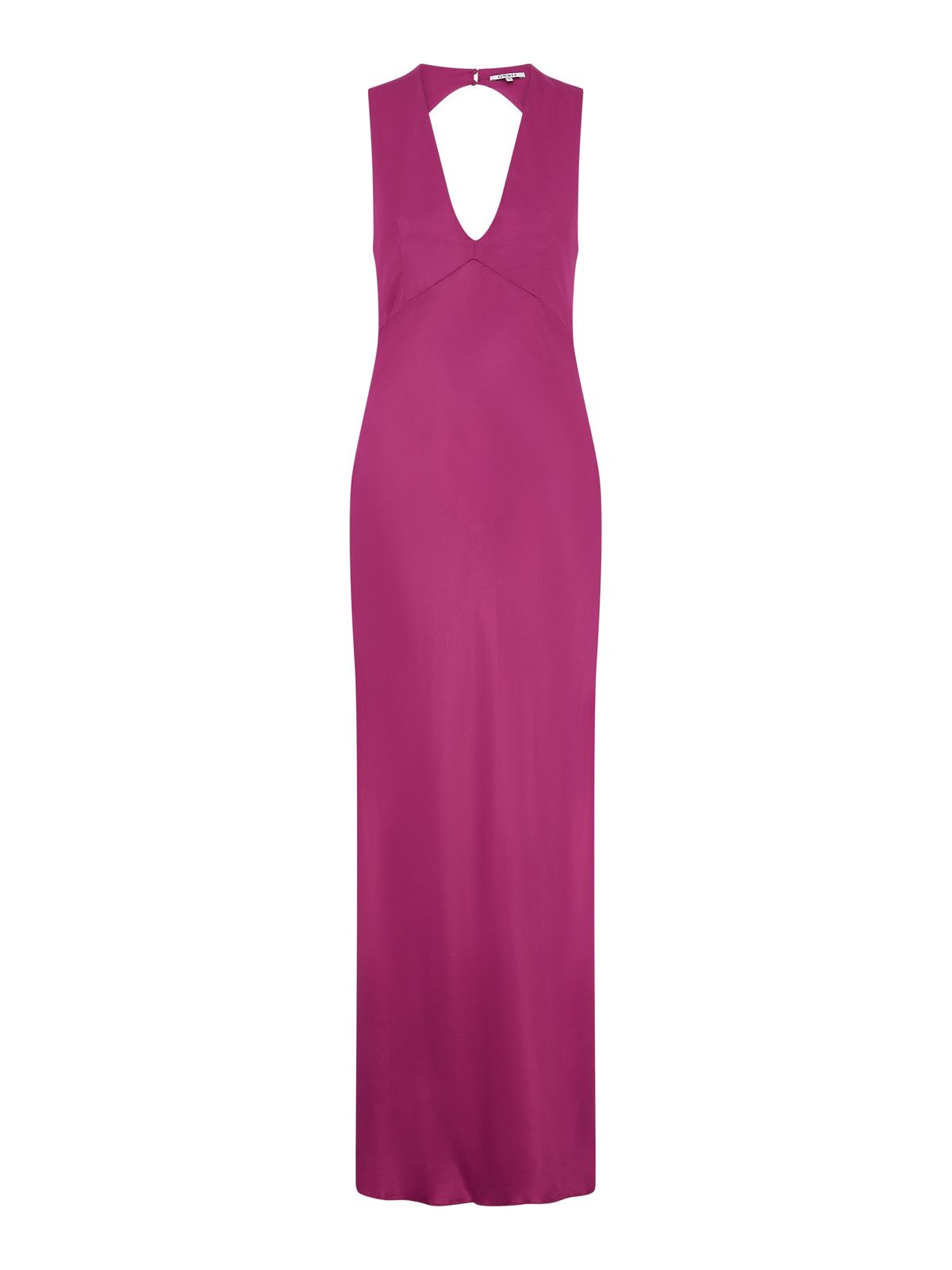 Nova Tie Back Dress In Magenta