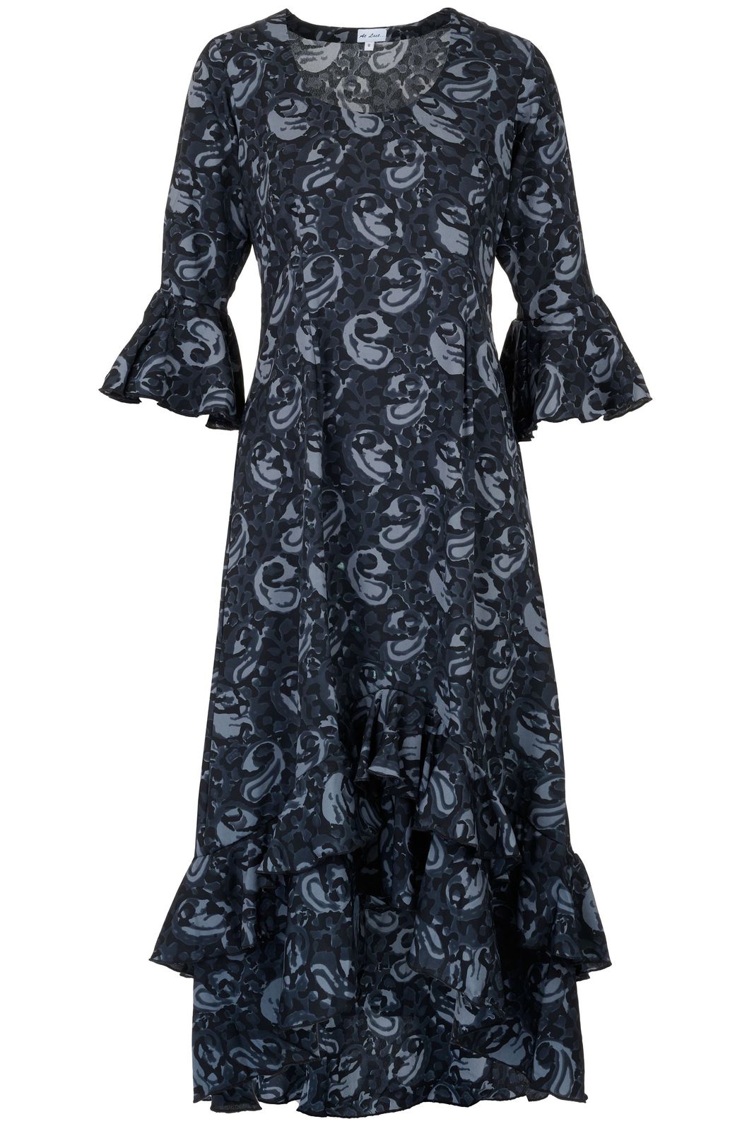 Victoria Midi Dress In Storm Swirl