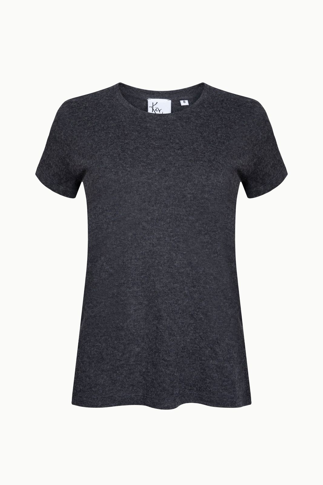 The All Day Long T-shirt Dark Grey made from Deadstock Fabrics