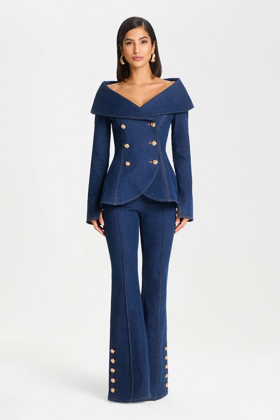Kendra Dark Denim Trousers