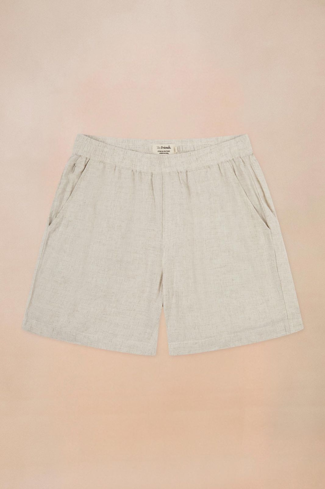 Relaxed Linen Blend Shorts