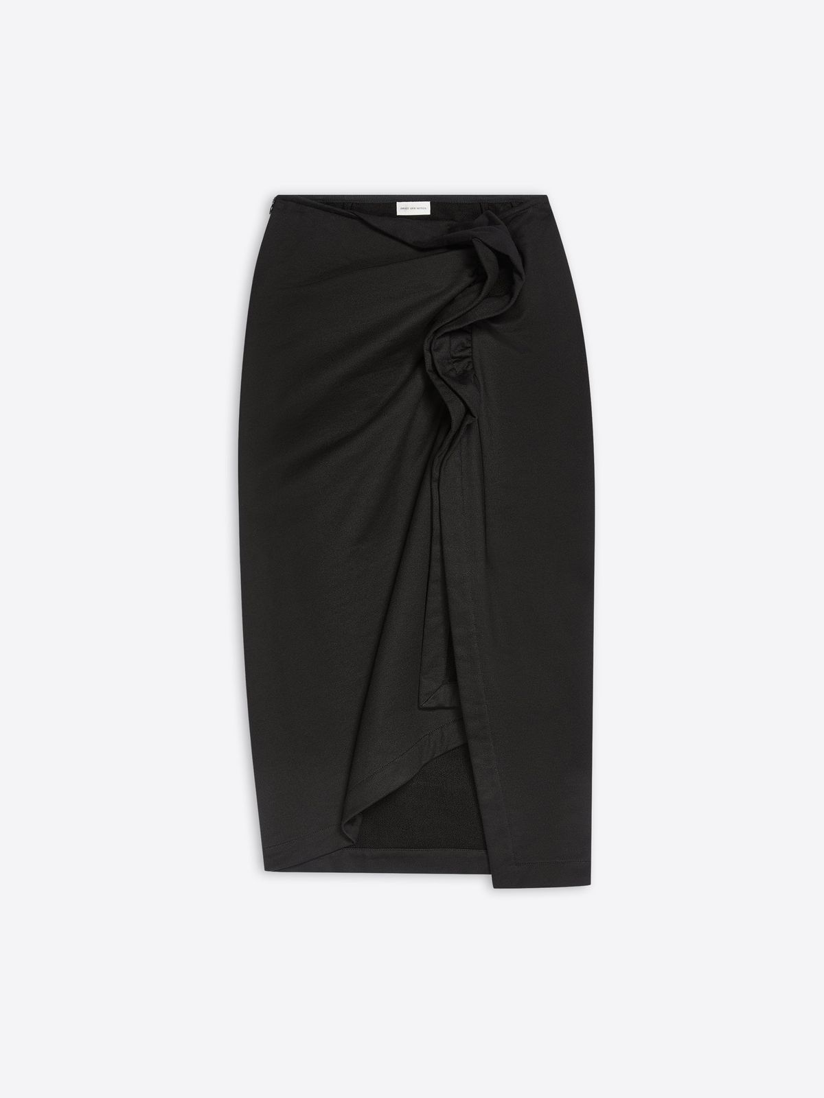 Ruffled cotton skirt