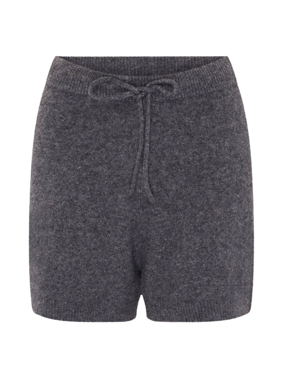 Kayleigh Knit Shorts In Grey Marl