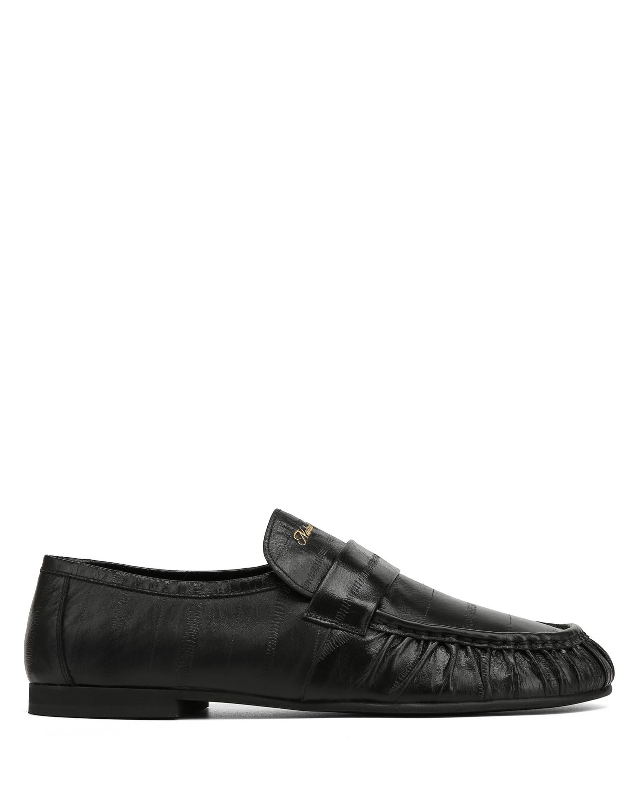The Wall Street Loafer Black Eel
