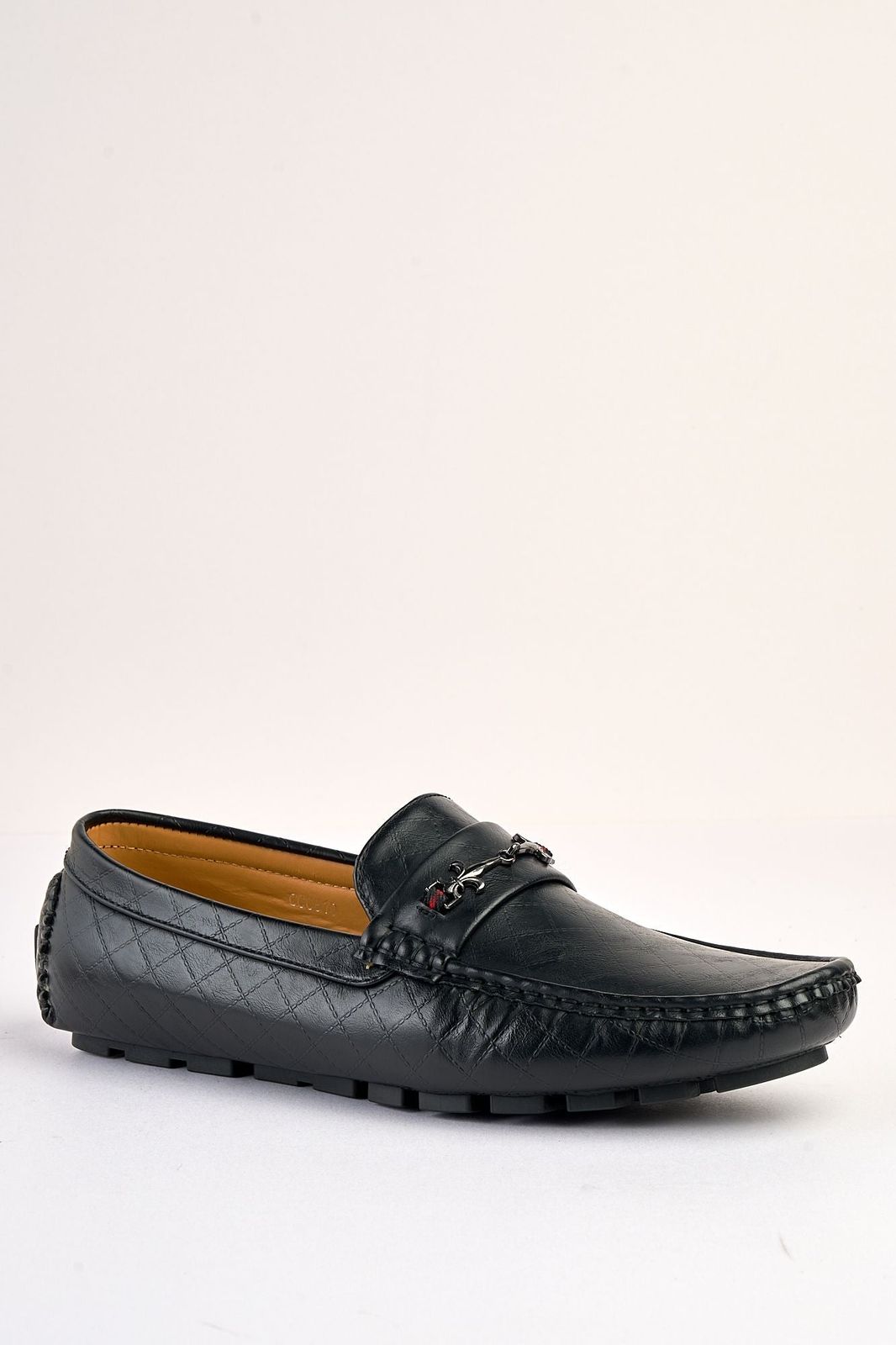 Sartori Black Diamond-Stitch Loafer