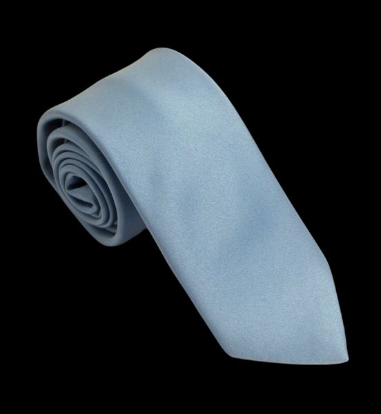 Cornflower Satin Wedding Tie
