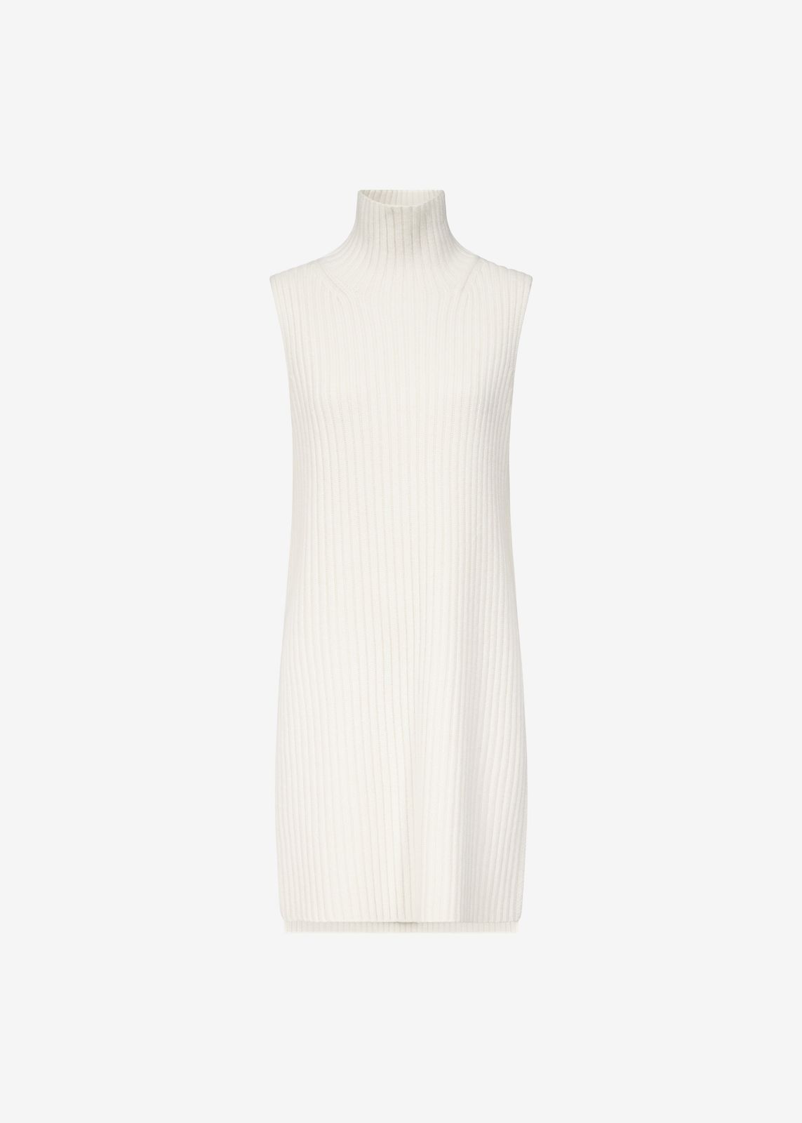 Loulou De Saison Becca Stand Collar Sweater Vest - Ivory