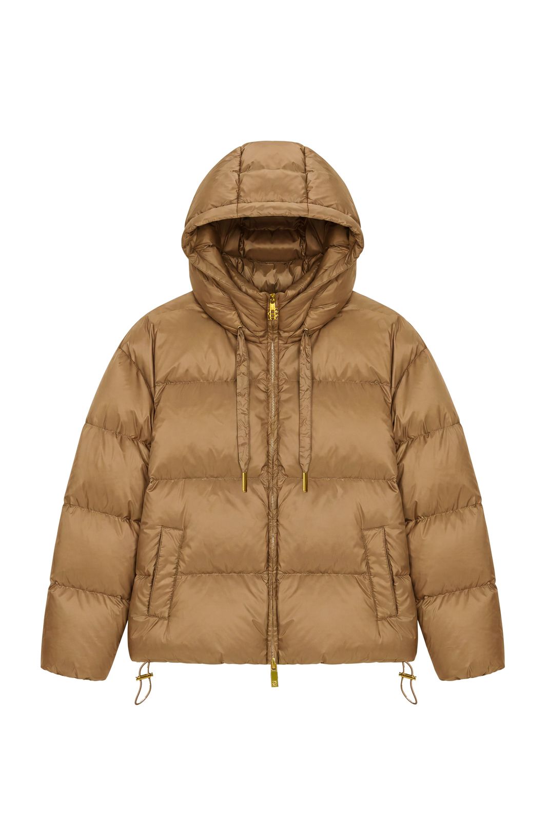 Hooded Baffled Jacket (whisky)