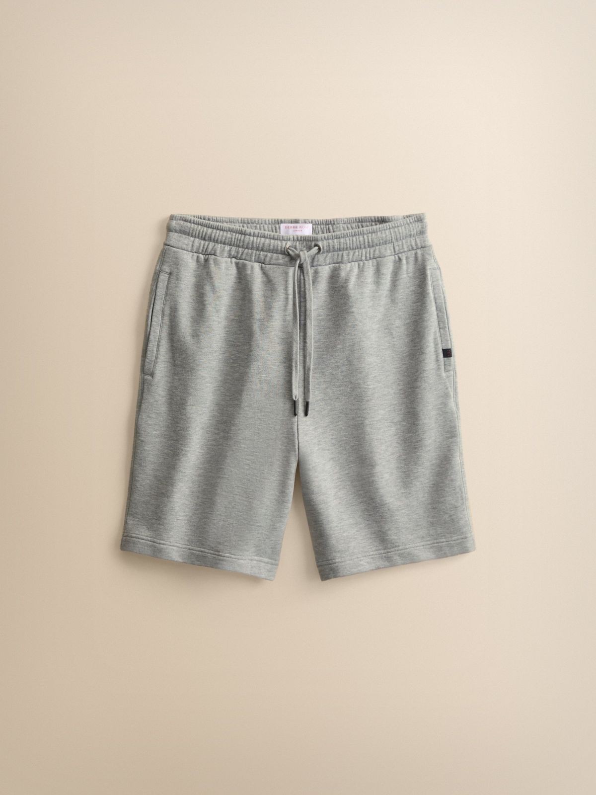 Harley Cotton Modal Sweat Shorts Silver Grey