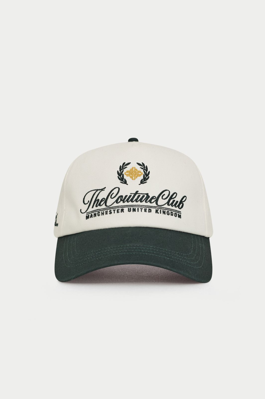 LAUREL EMBROIDERY CAP - FOREST GREEN