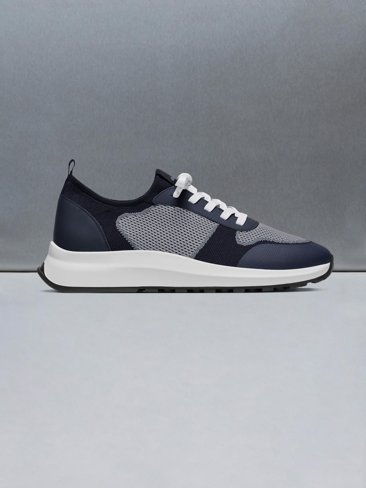 Knitted Runner in Air Force Blue