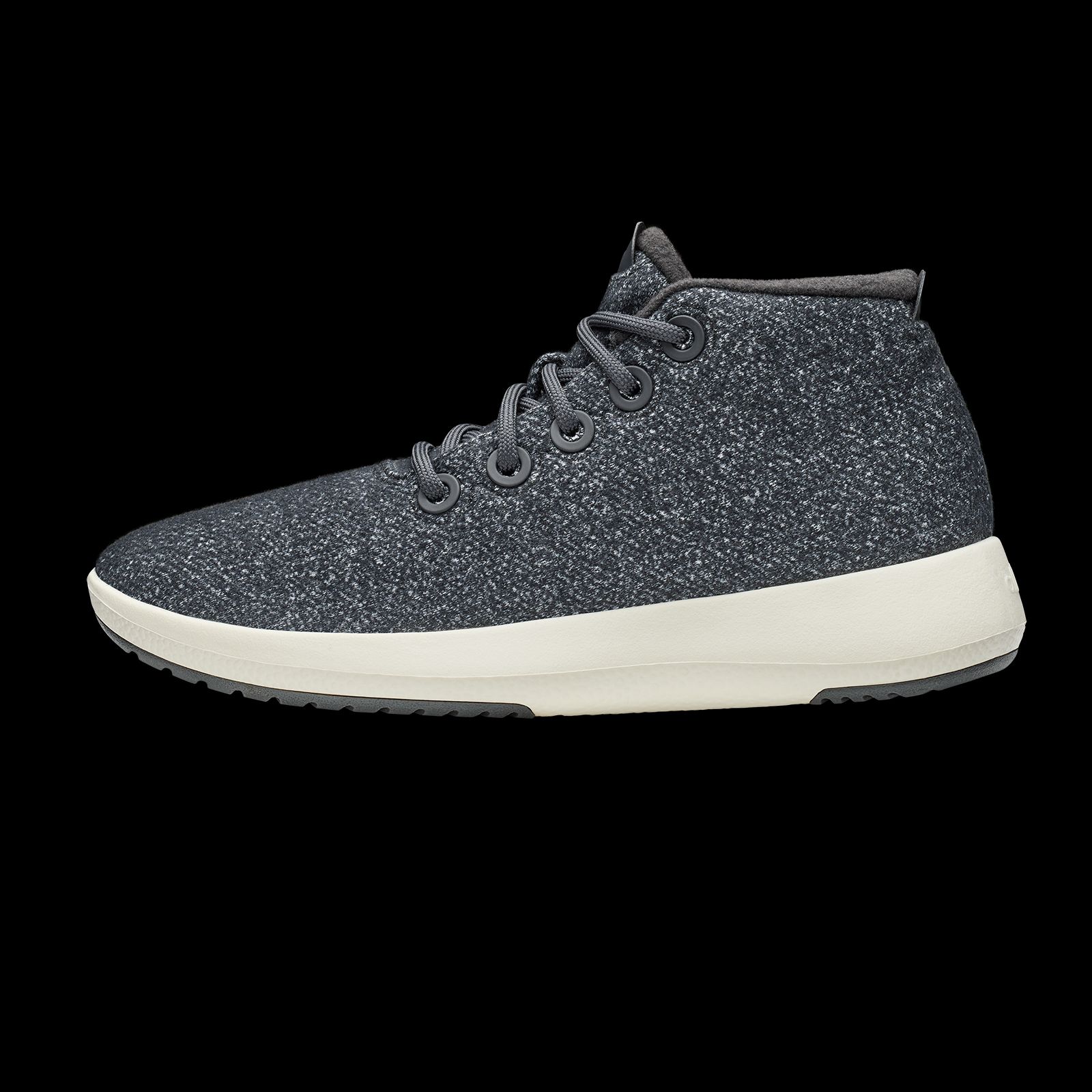 Men's Wool Runner-up Mizzle - Dark Grey (Natural White Sole)