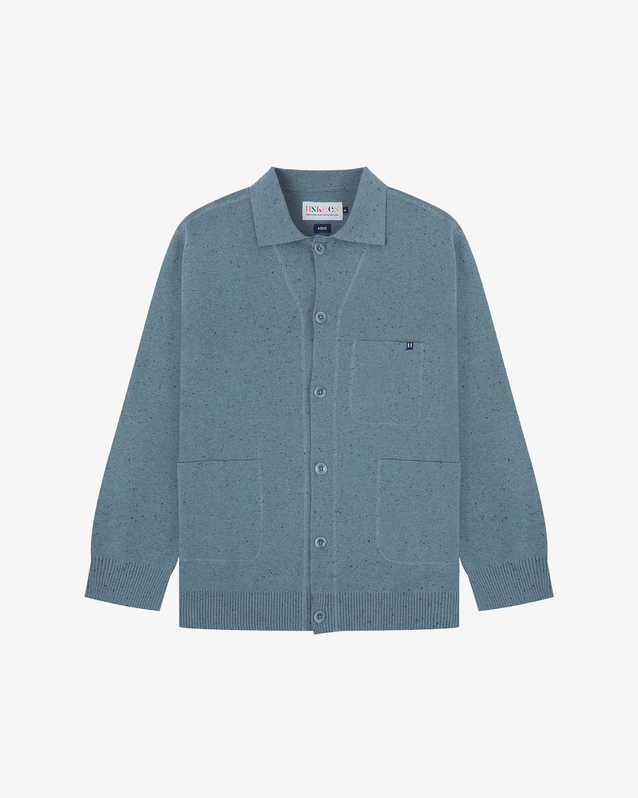 3043 Collared cardigan - teal