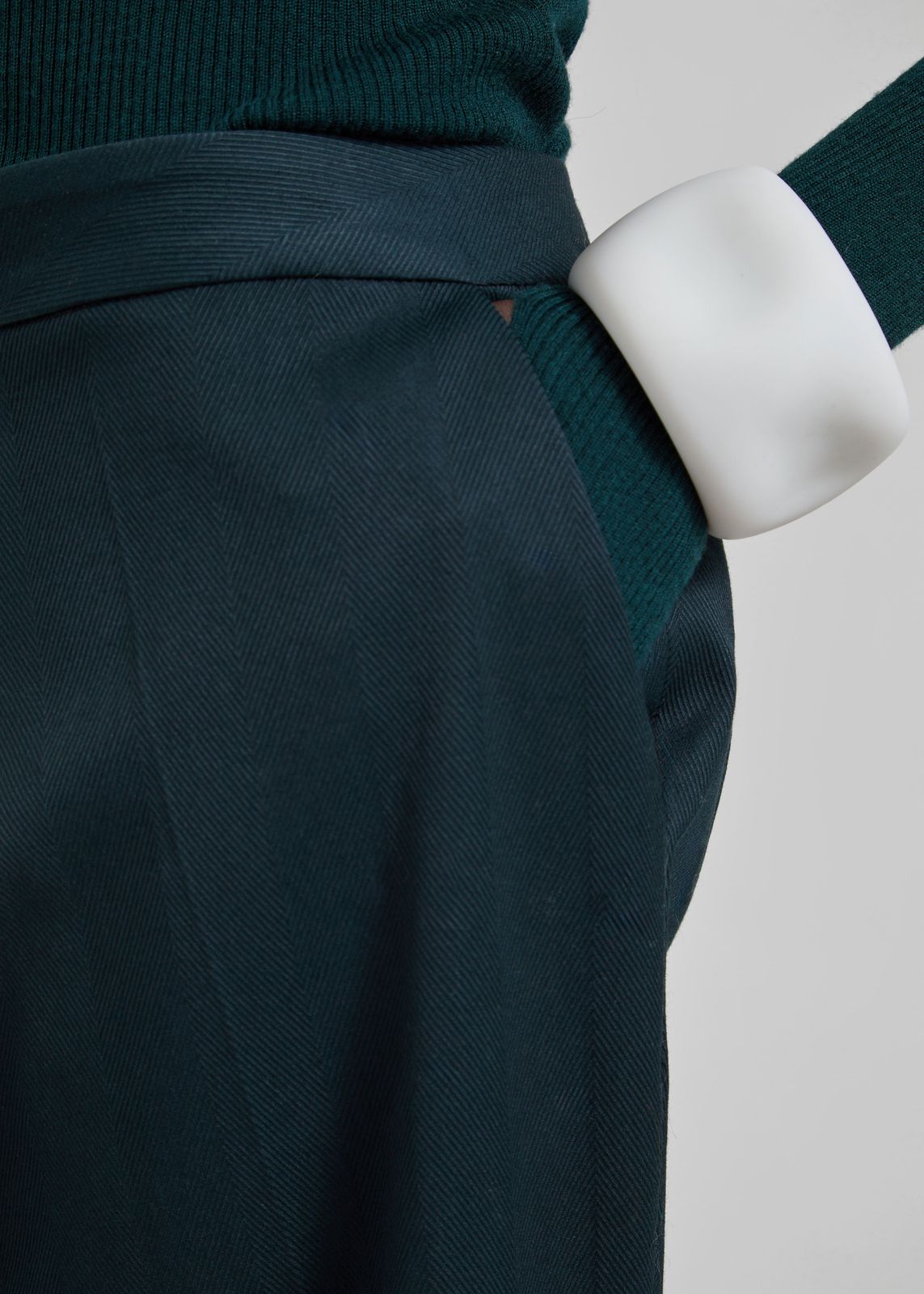 Jet Slim Tailored Trousers - Bottle Green