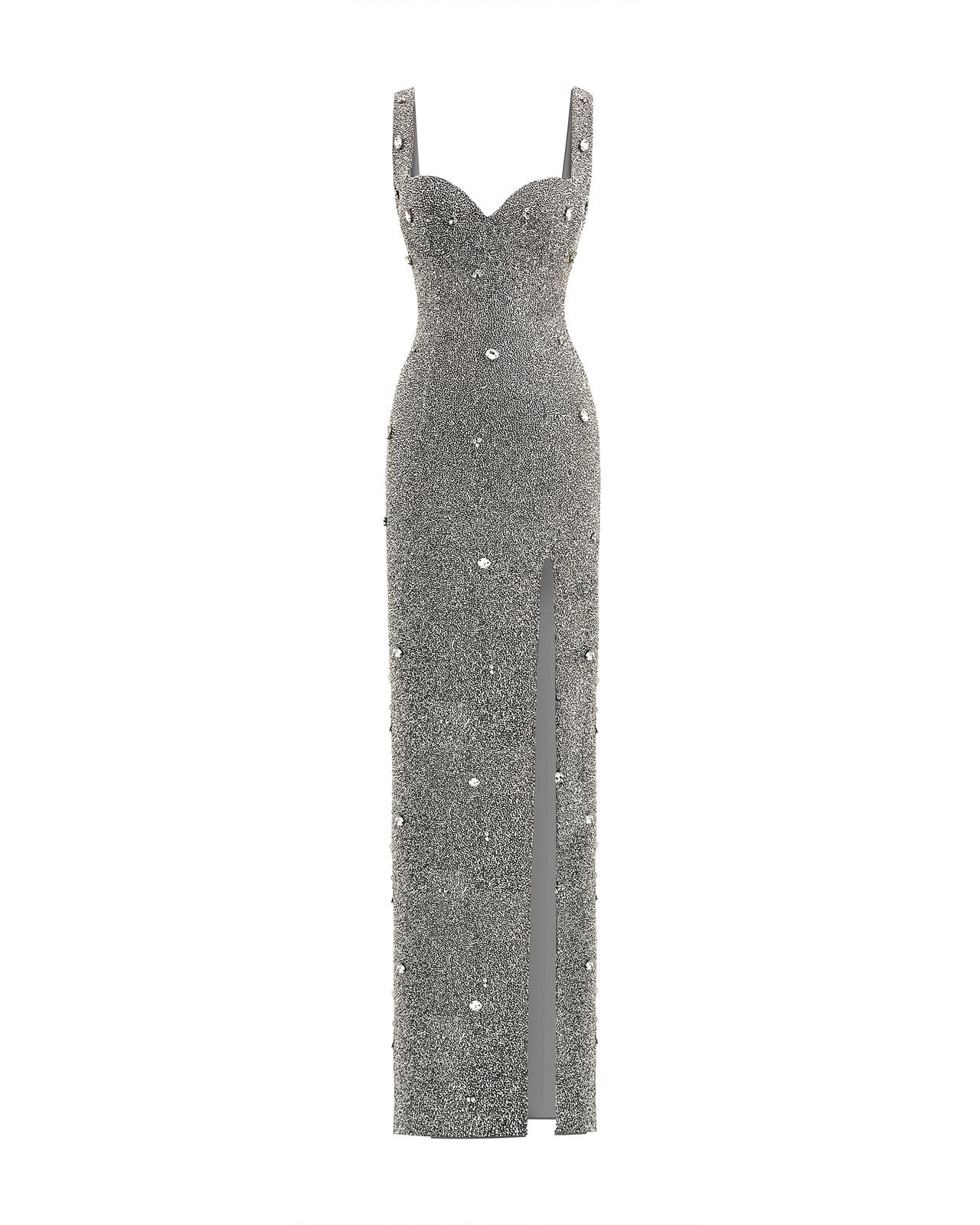 Kroon Maxi Dress - Silver