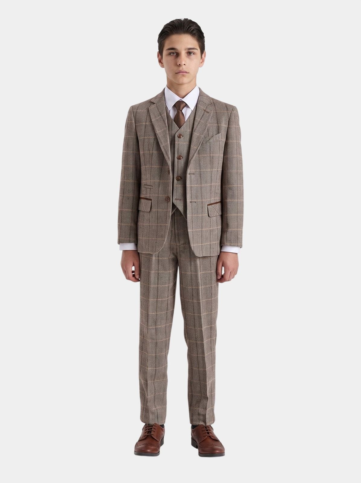Device - Boy's Harris Brown Three Piece Suit