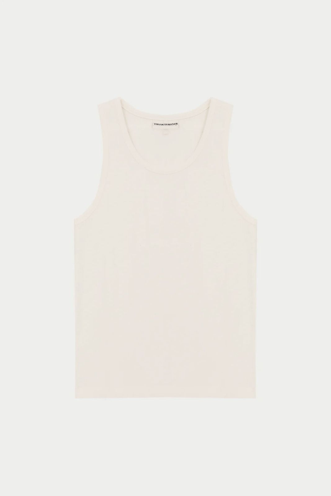 RIBBED VEST - OFF WHITE