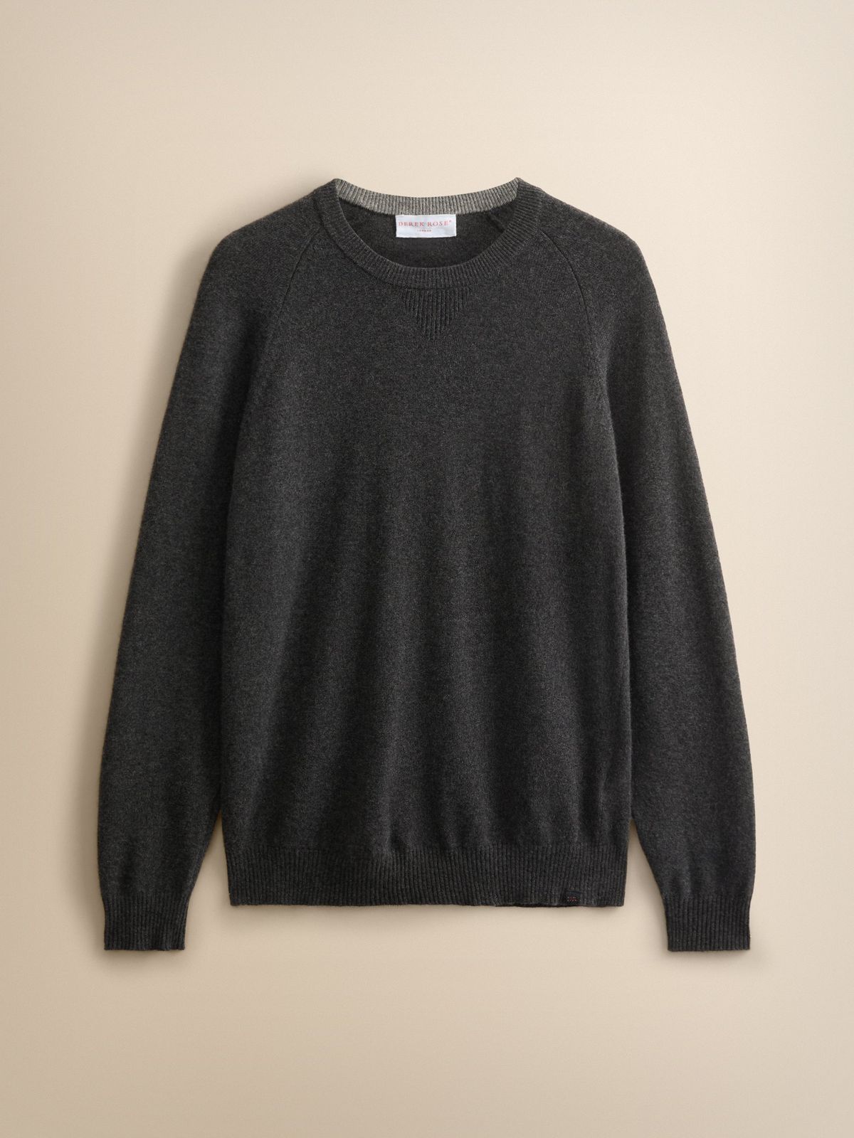 Finley Cashmere Sweater Charcoal Grey